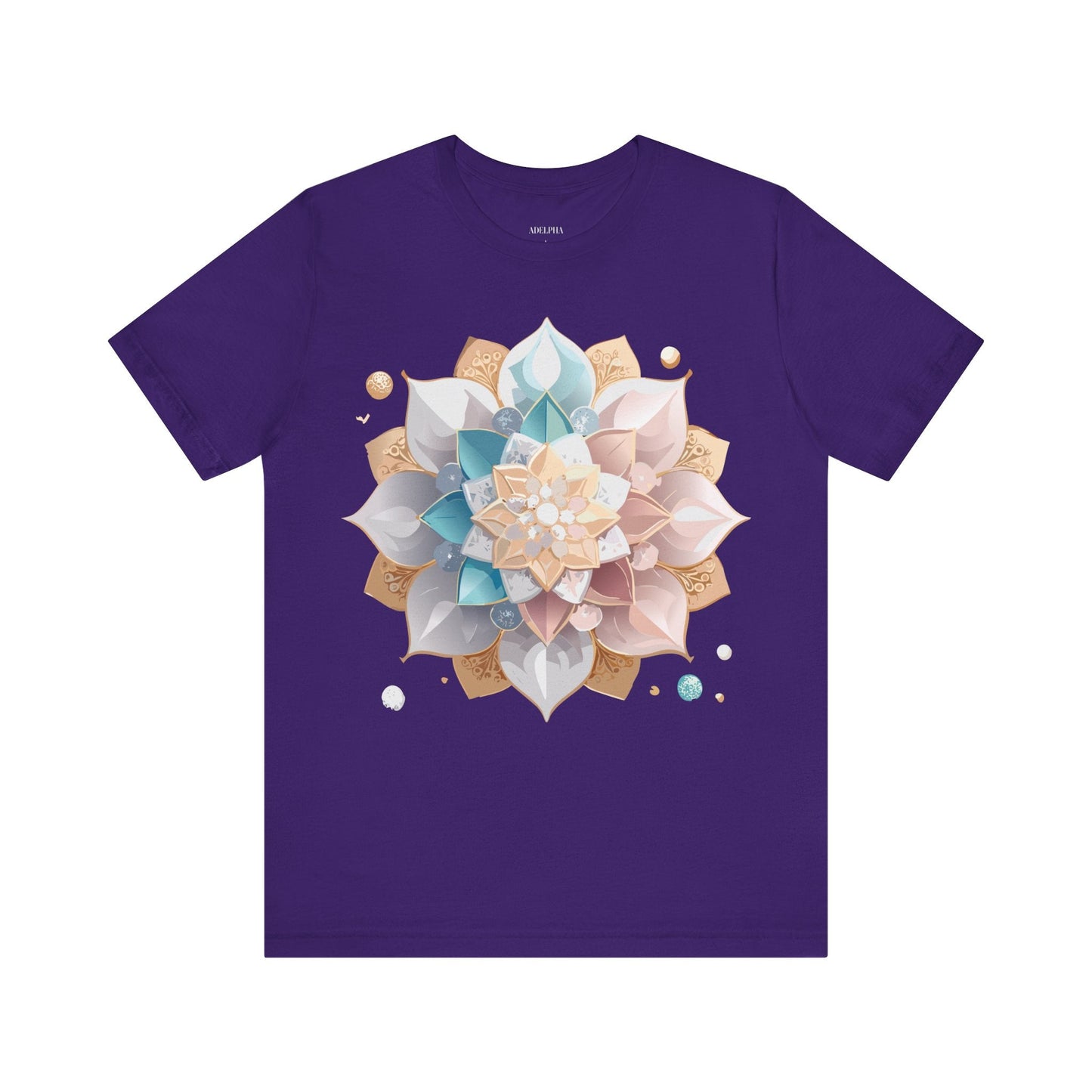 Mandala Graphic Unisex 100 Cotton Vintage Floral Artwork Tee 3