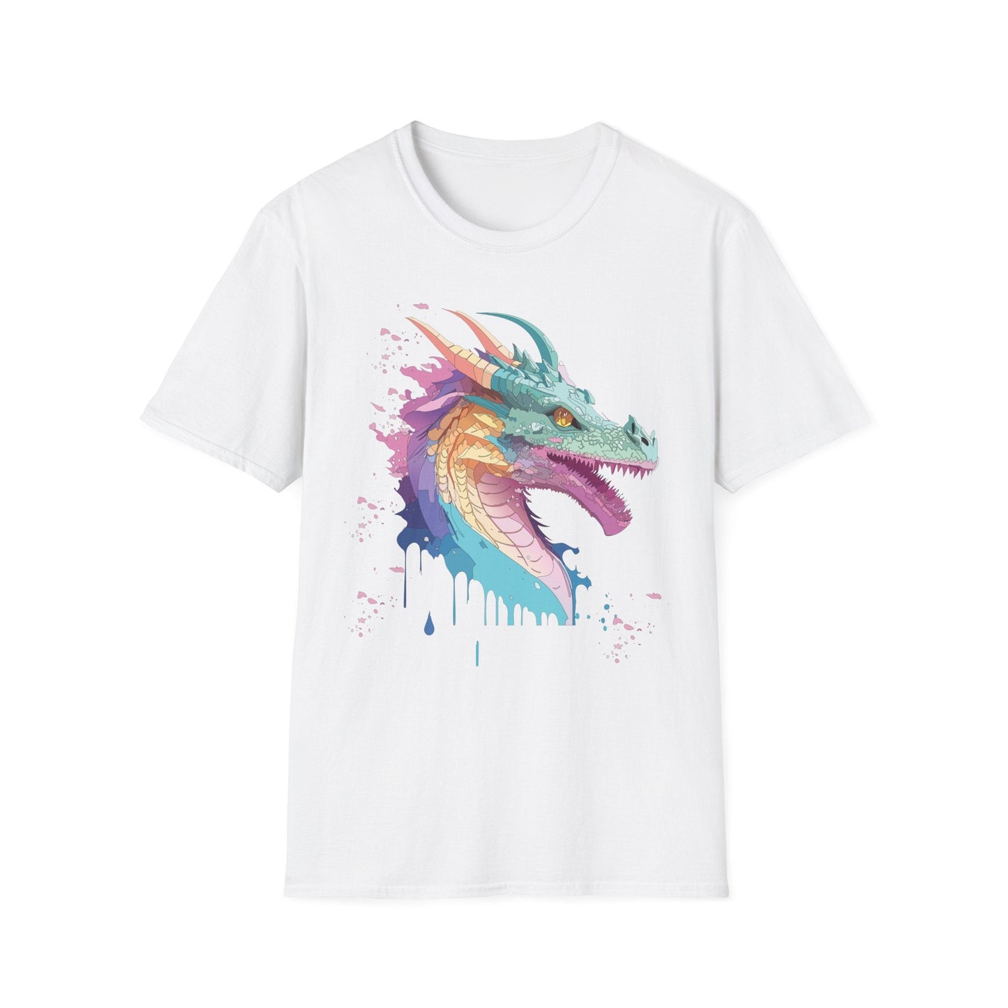 Dragon Graphic T Shirt Unisex Animal Shirt Cotton Softstyle Tee For Everyday Comfort