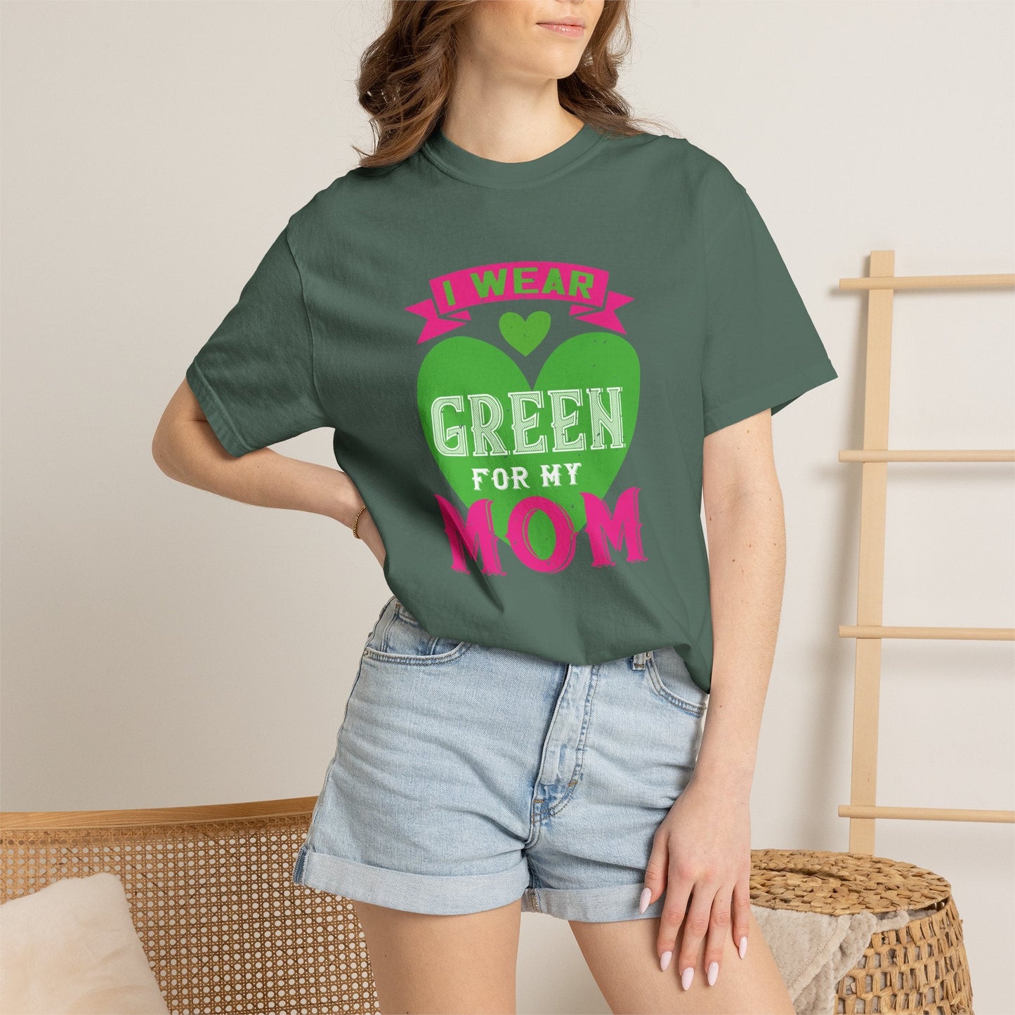 Mom T-shirt Mother Day Mama Tee Unisex Comfort Colors Garment-Dyed Cotton h75