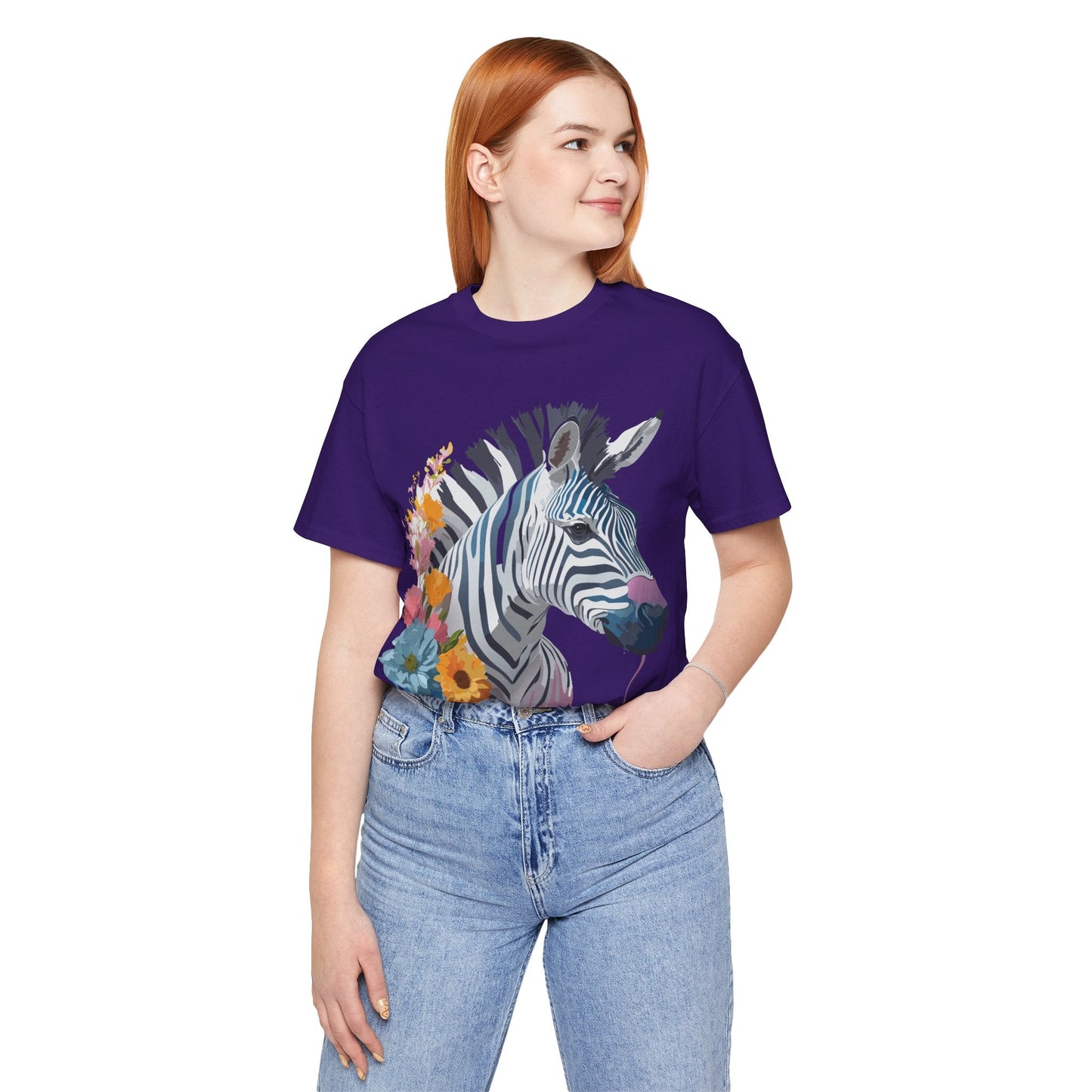 Adelpha Zebra Graphic T Shirt Unisex Vintage Inspired Art Short Sleeve Premium Soft Cotton