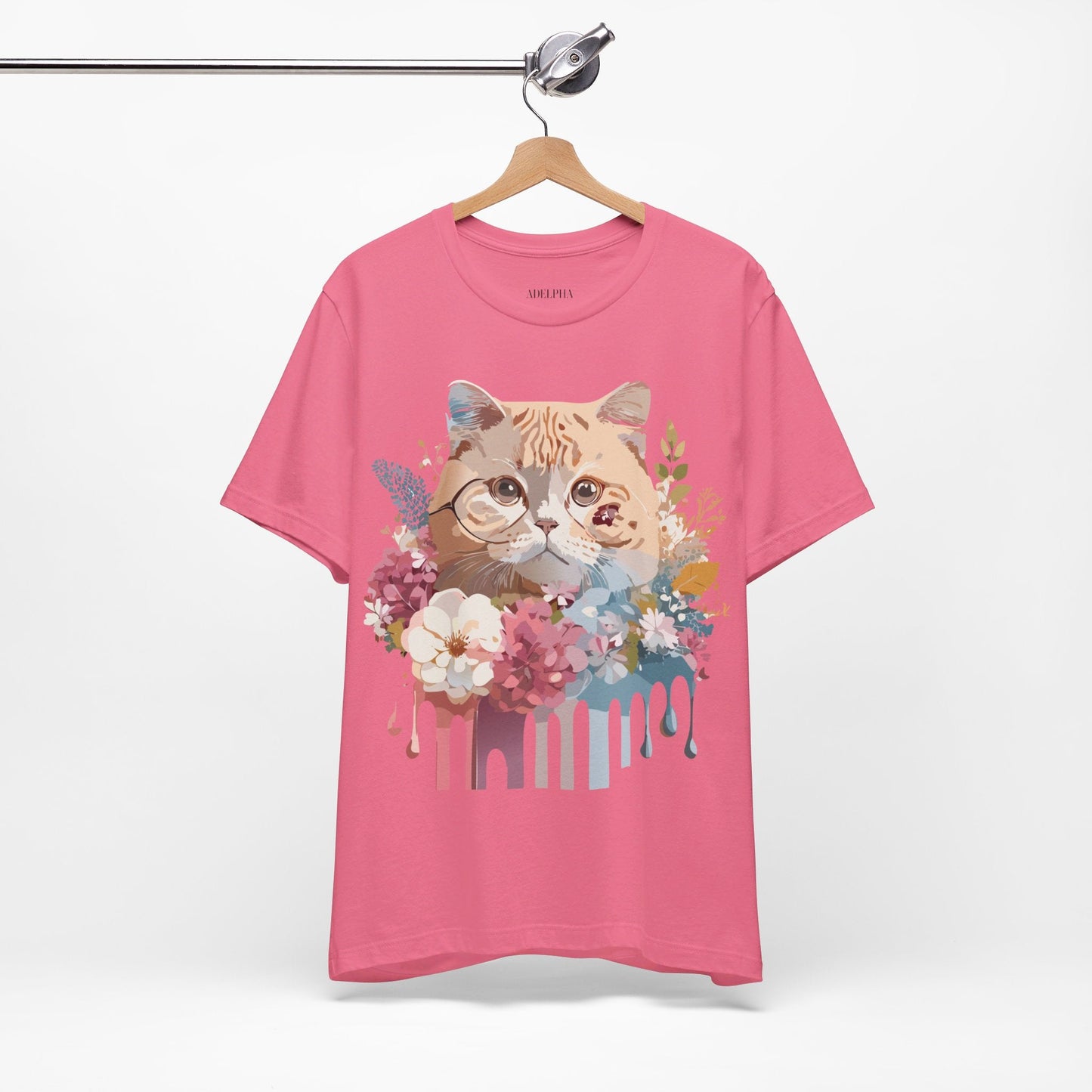 Cat Graphic Tee Unisex Vintage Inspired Shirt By Adelpha Original Artwork