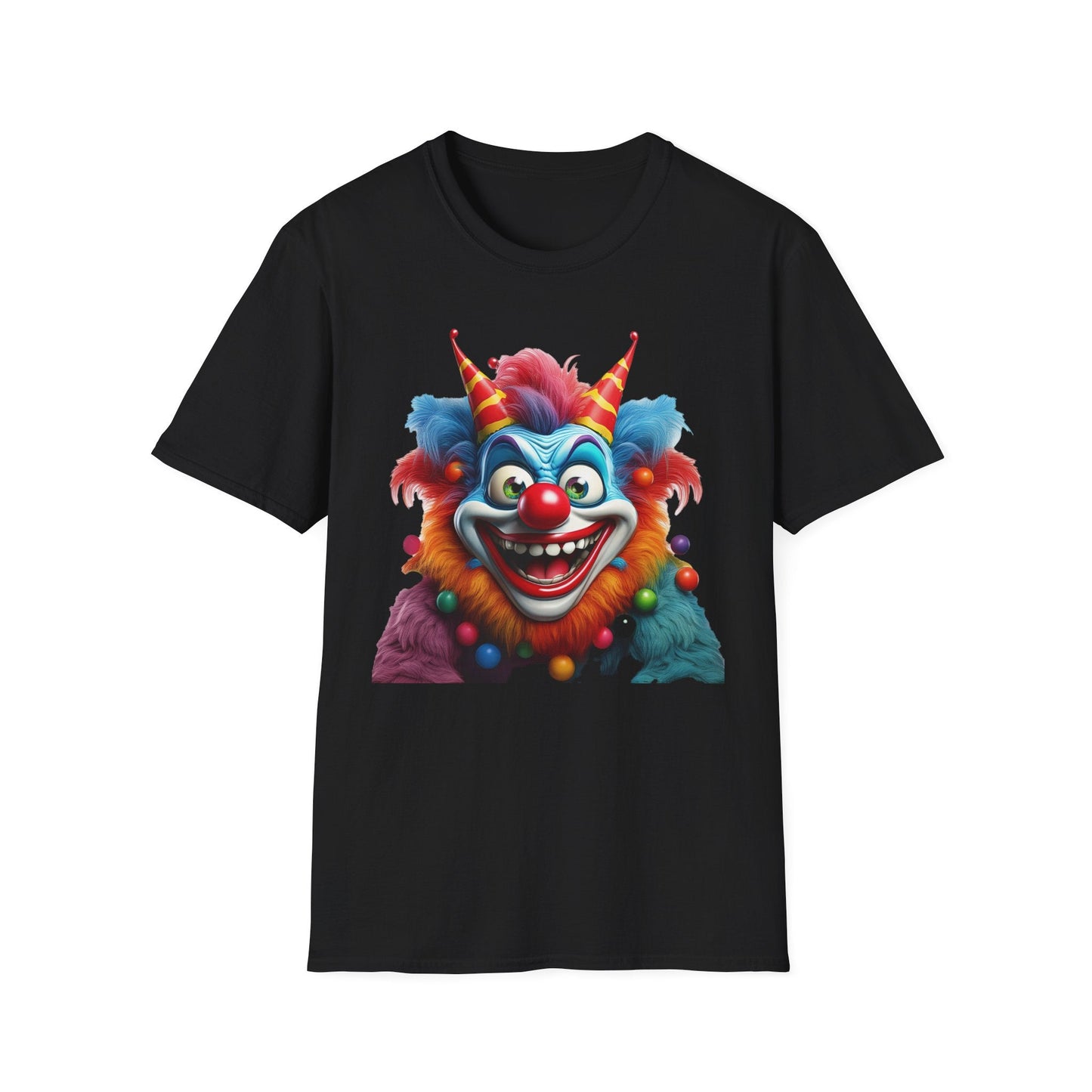 Clown Shirt For Men And Women Funny Circus Tee Scary Man Shirt Unisex Softstyle Tee