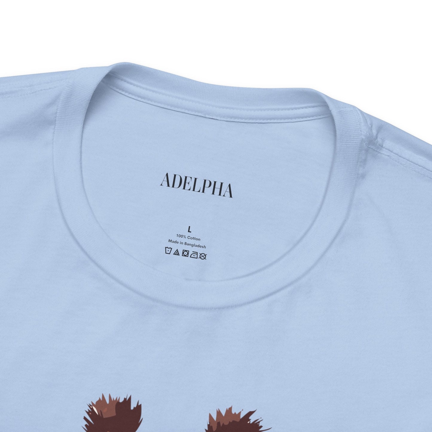 Giraffe Graphic Tee By Adelpha Unisex Short Sleeve Vintage Inspired Art Shirt Premium Quality