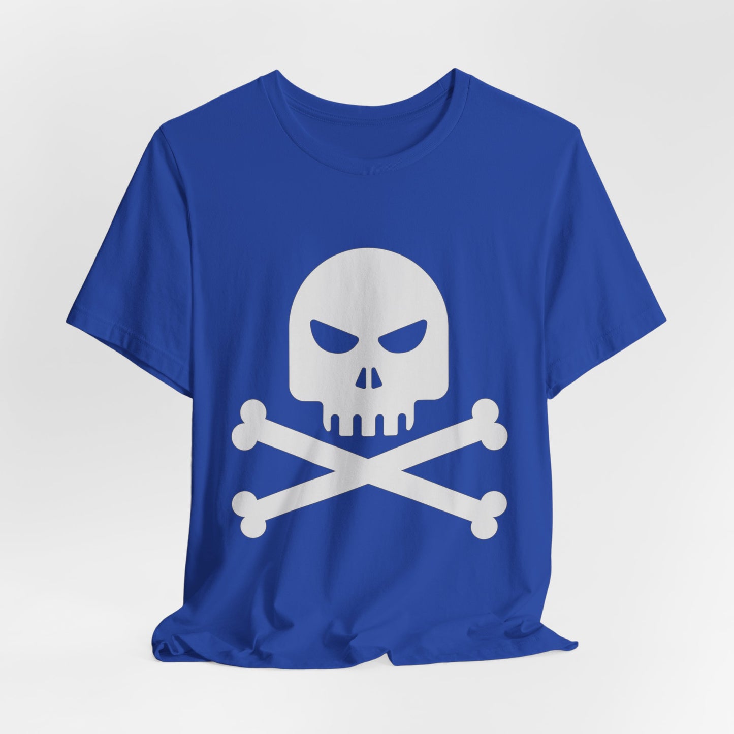 Unisex Cotton Tee Shirt with Skull