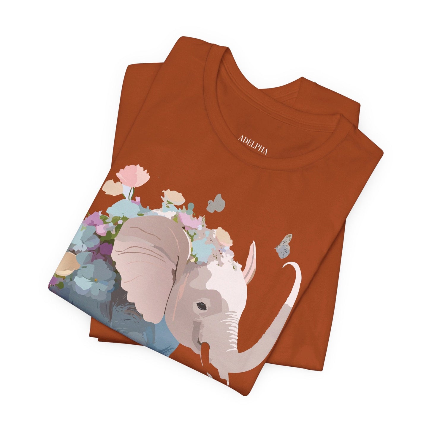 Elephant Graphic Tee Unisex Vintage Inspired Artwork Premium Adelpha Jersey Short Sleeve