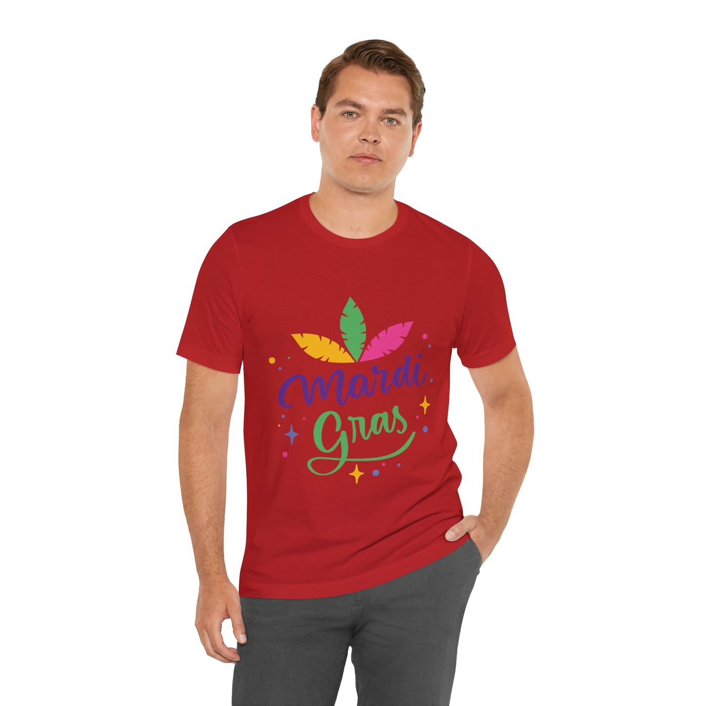 Unisex Cotton Tee Shirt for Mardi Gras