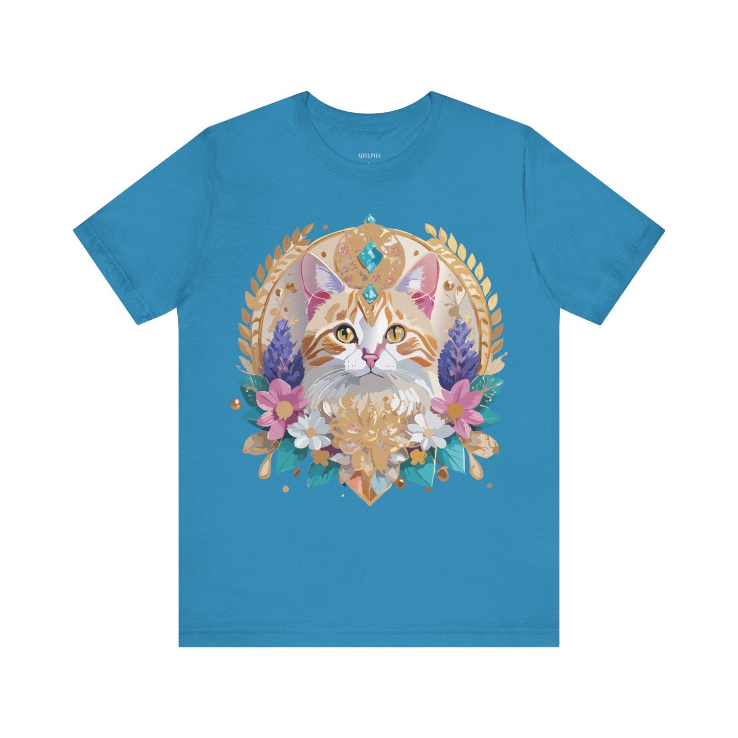 Medallion Graphic Unisex 100 Cotton Vintage Animal Medal Artwork Tee 10