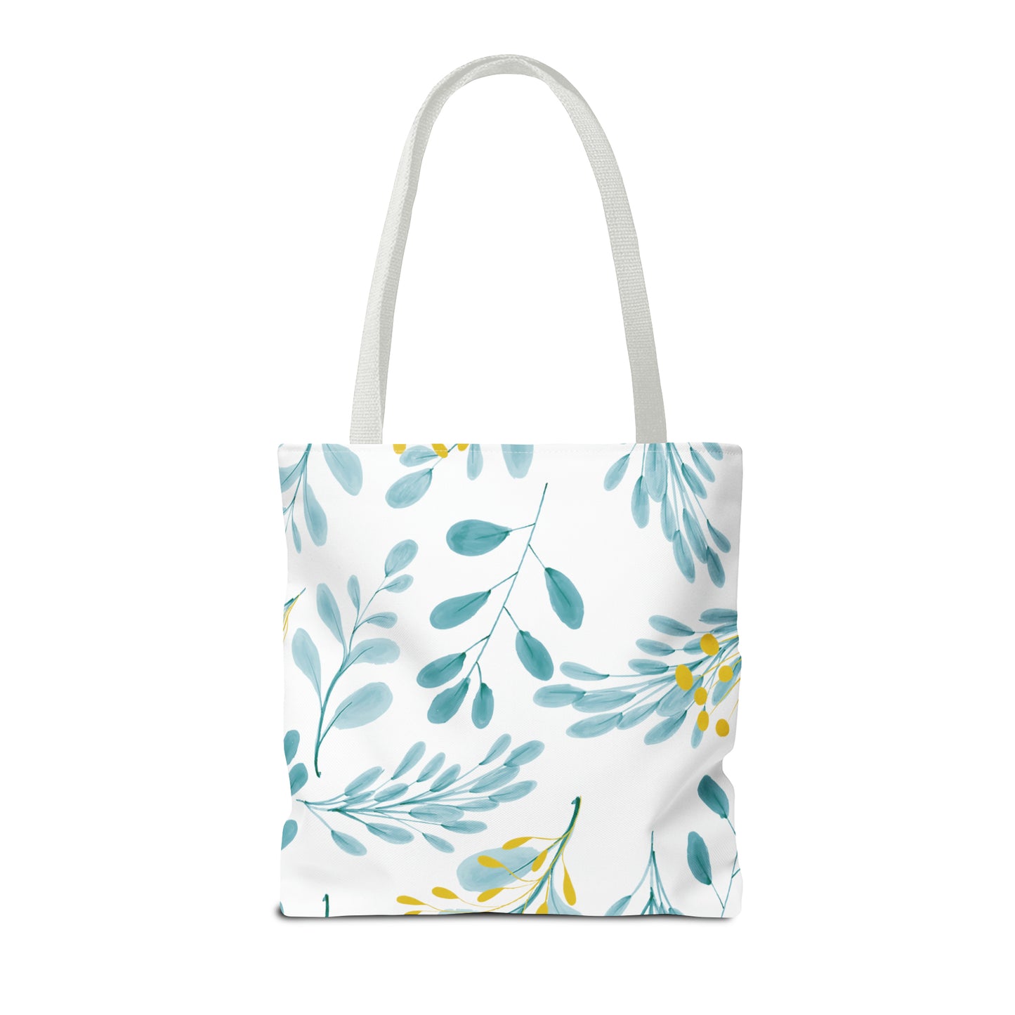 Canvastasche mit floralen Prints 