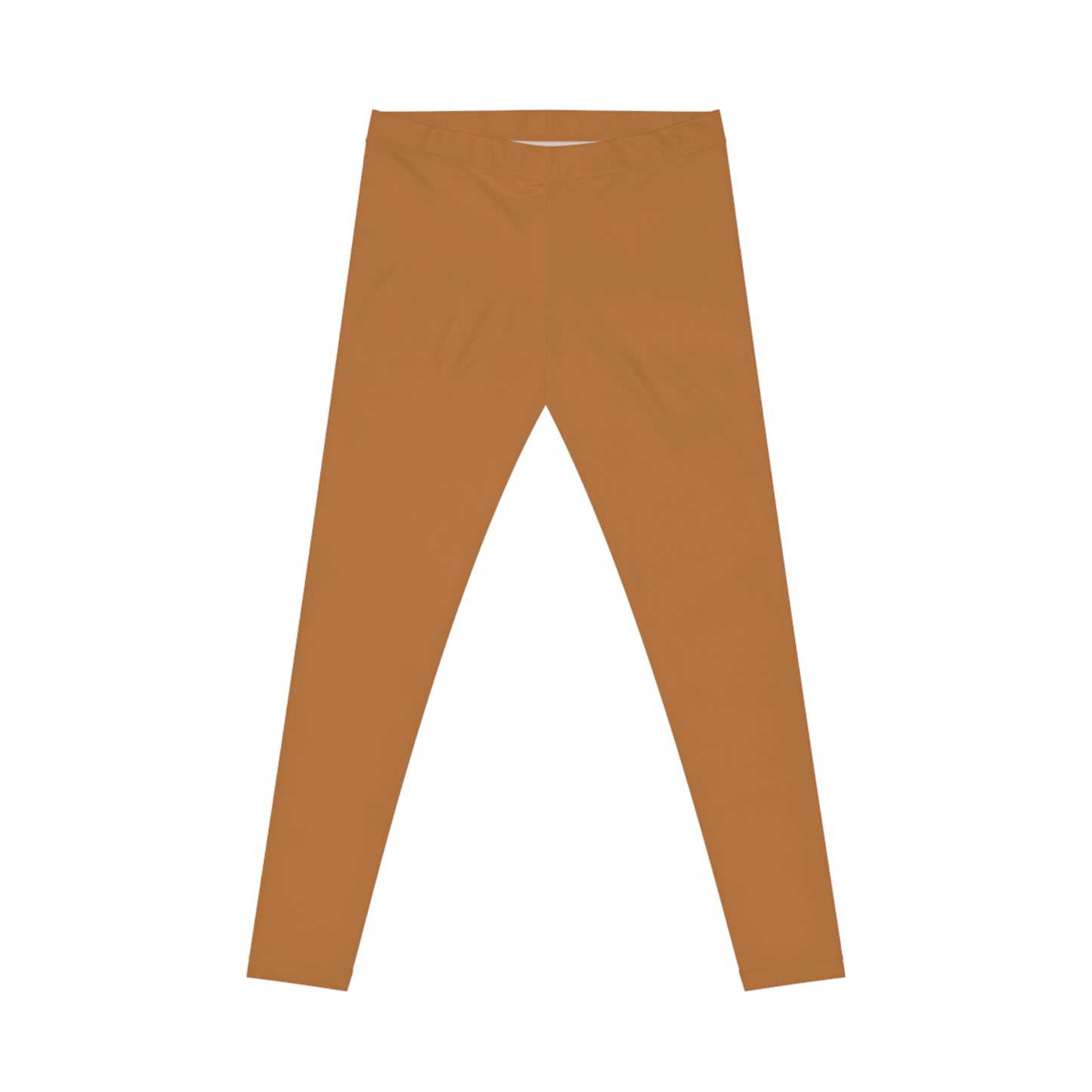Copper Color Women's Poly-Span Casual Leggings XS-2XL