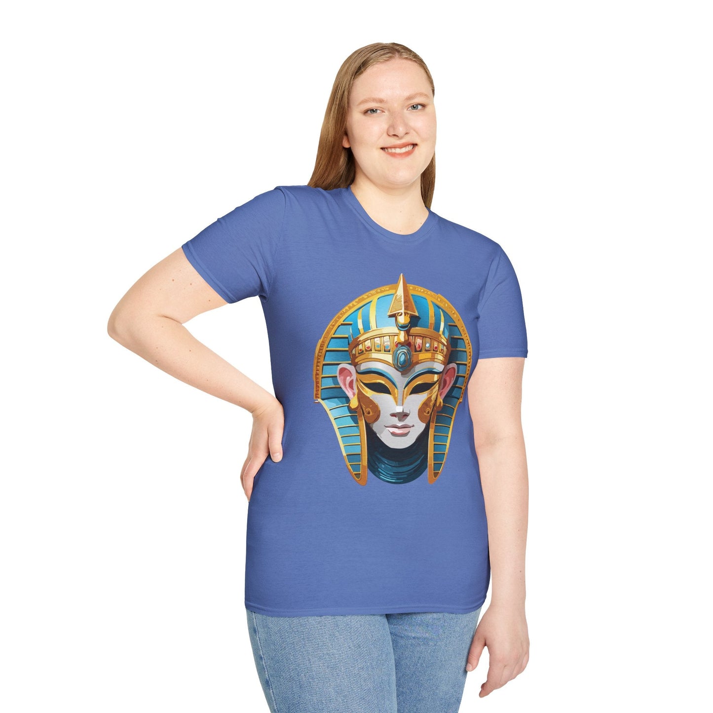 Mask Graphic Unisex Cotton Masquerade Design Artwork Tee 16
