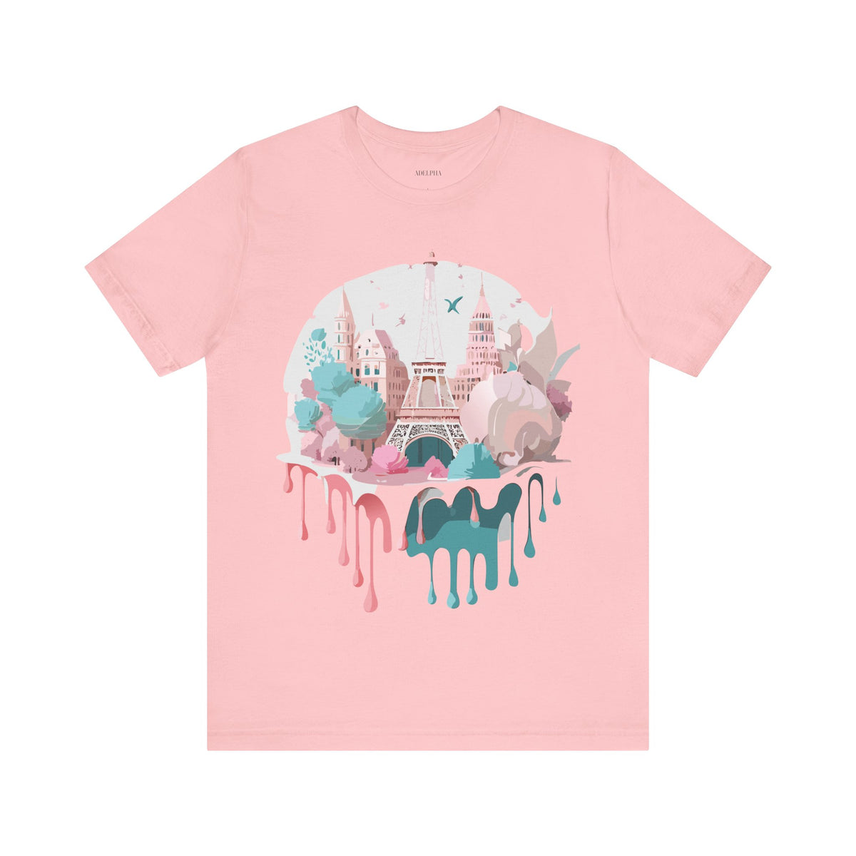Unisex Cotton Bella+Canvas Tee with Paris