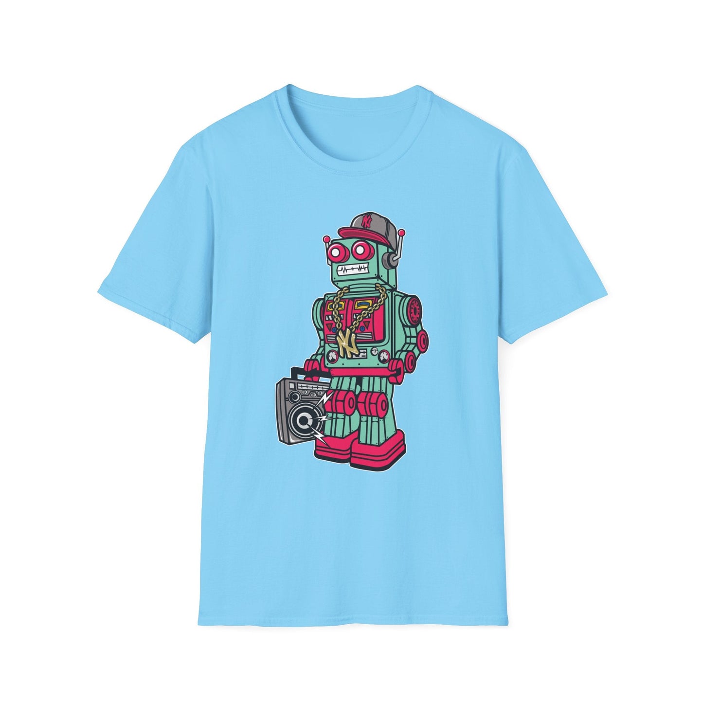 Cartoon T Shirt Animation Tee Funny Unisex Gildan Softstyle 64000 Ring Spun Cotton