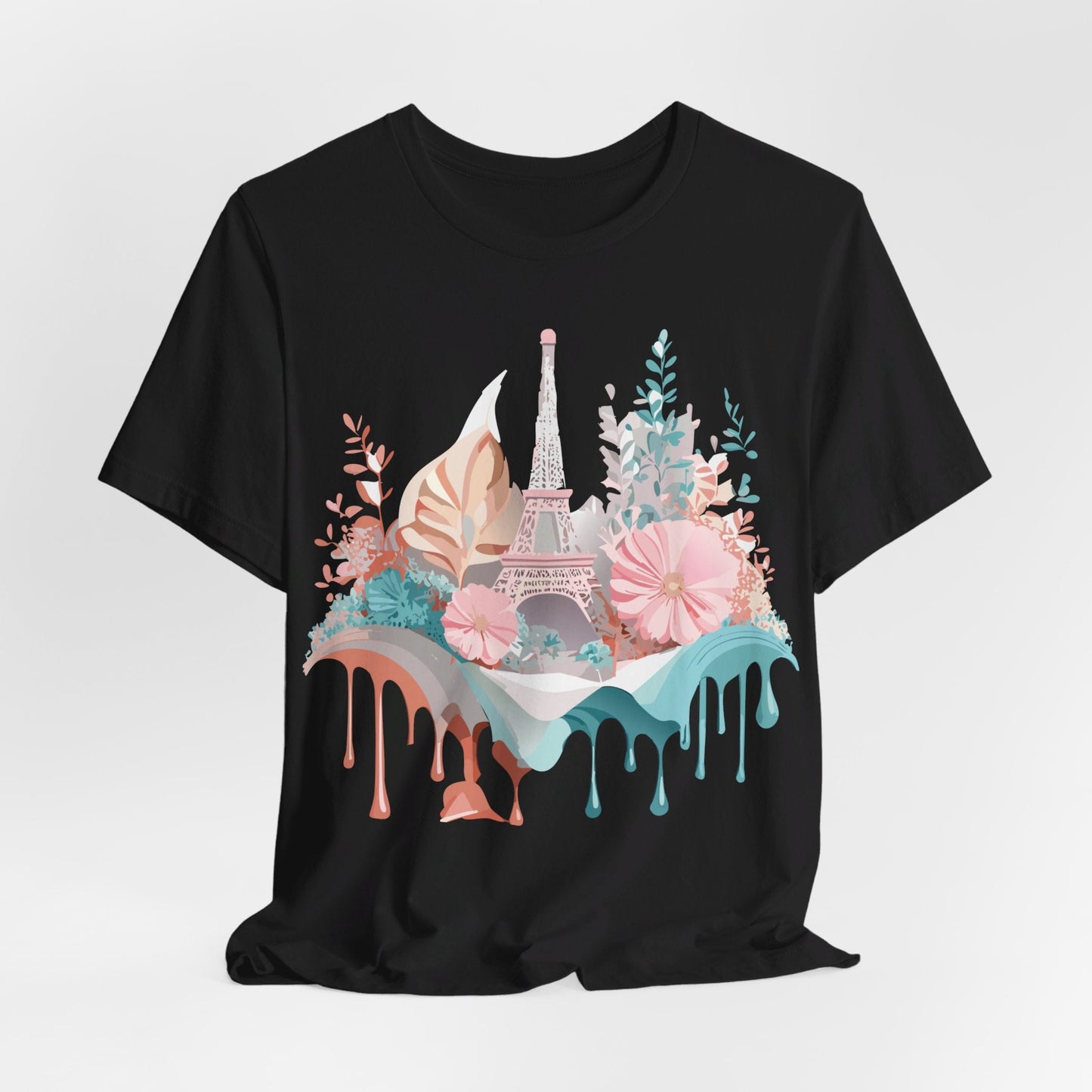 Unisex Paris Graphic T Shirt By Adelpha Vintage Inspired Art Tee Short Sleeve Casual Wear