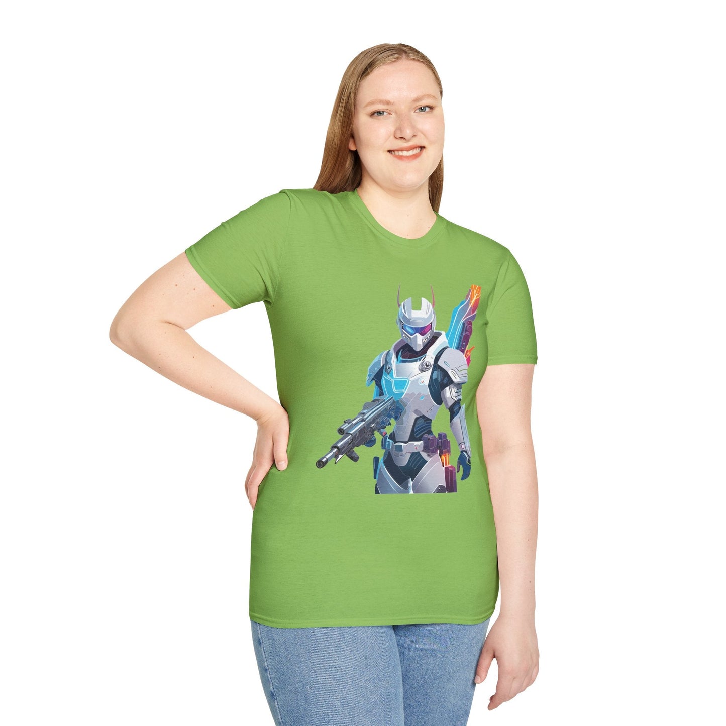 Robocop T Shirt Unisex Softstyle 64000 Graphic Tee 100 Percent Ring Spun Cotton Comfort