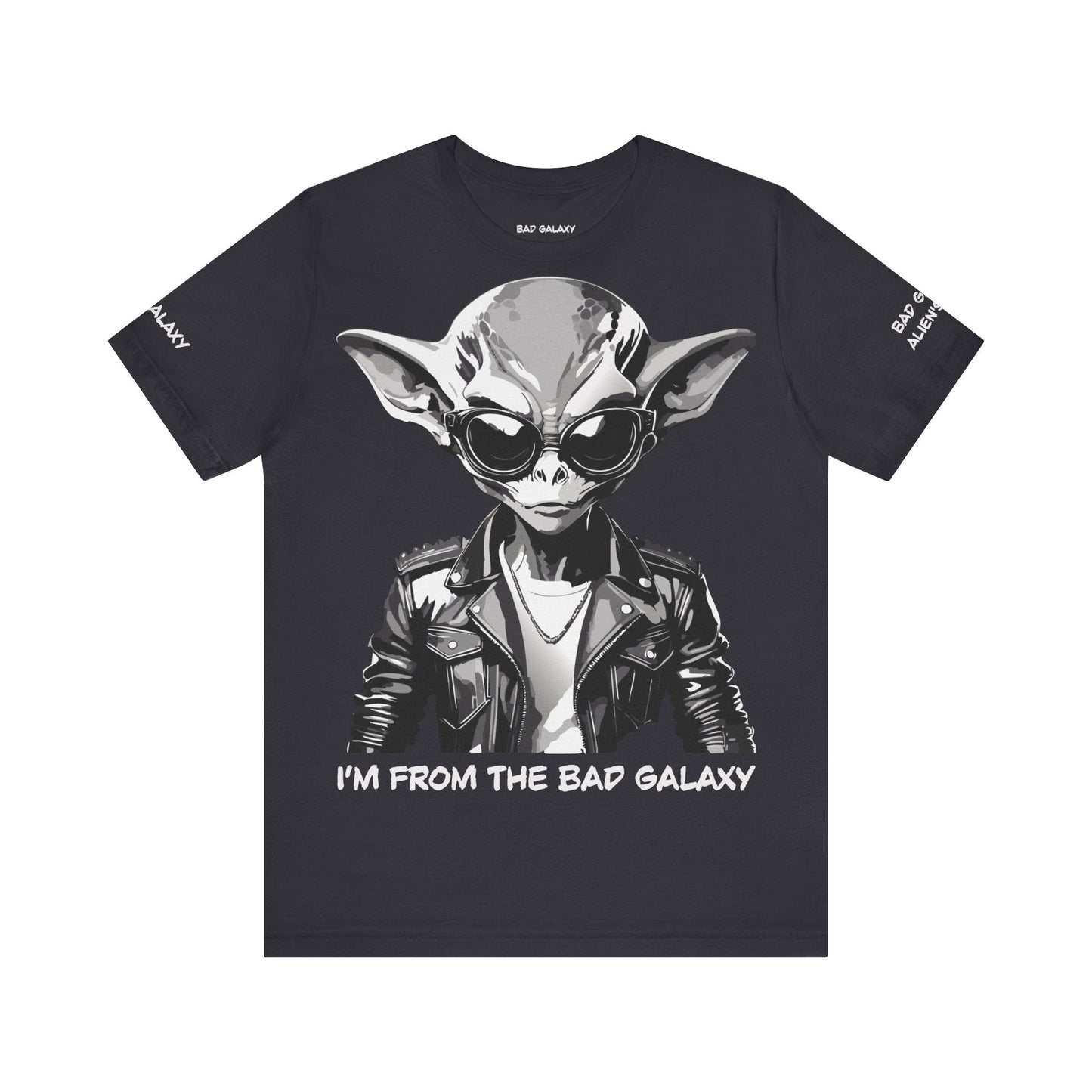 Tee Shirt With Alien From Bad Galaxy 100 Percent Cotton Made In USA Free Shipping