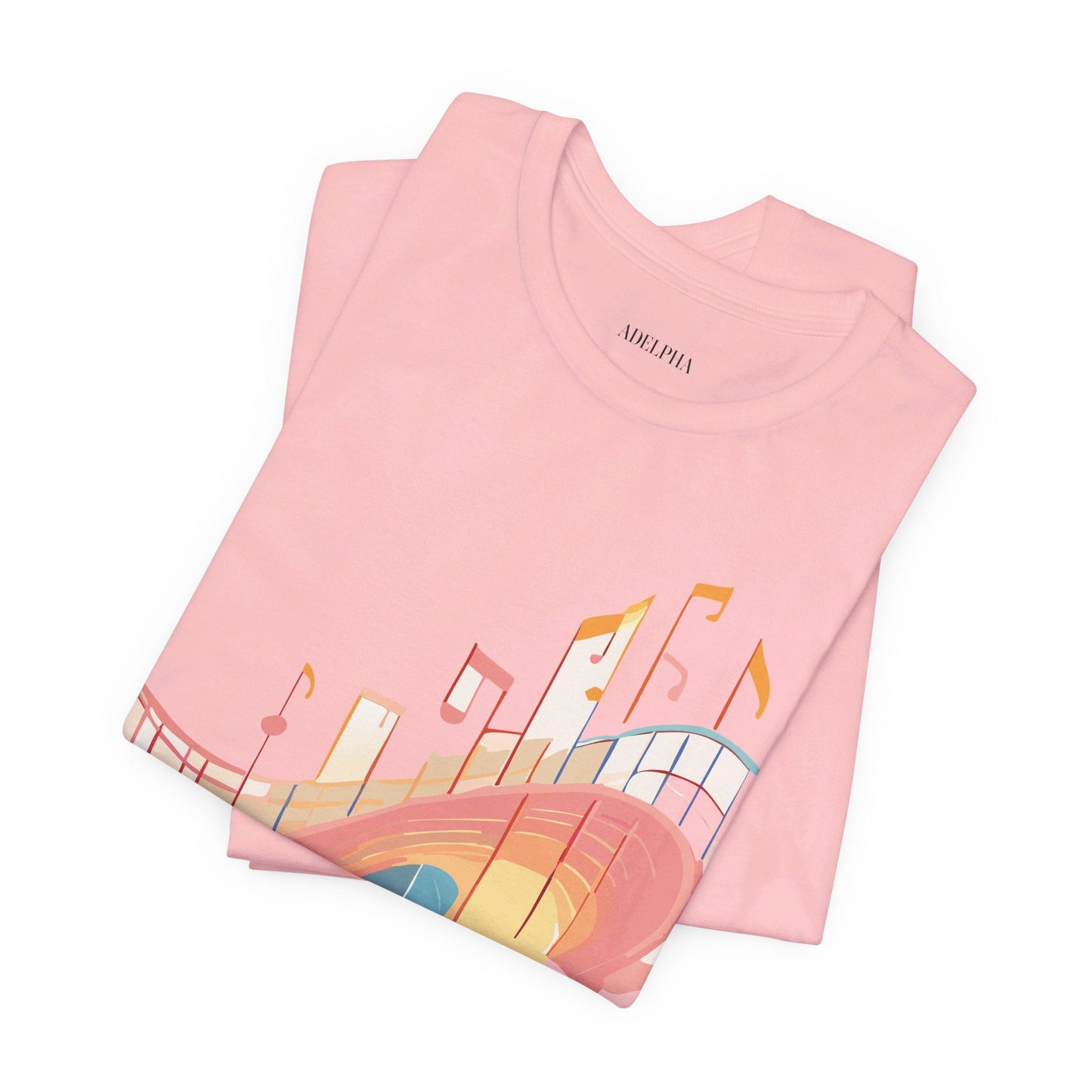 Adelpha Music T Shirt Unisex Graphic Tee Vintage Art Design Jersey Short Sleeve Premium