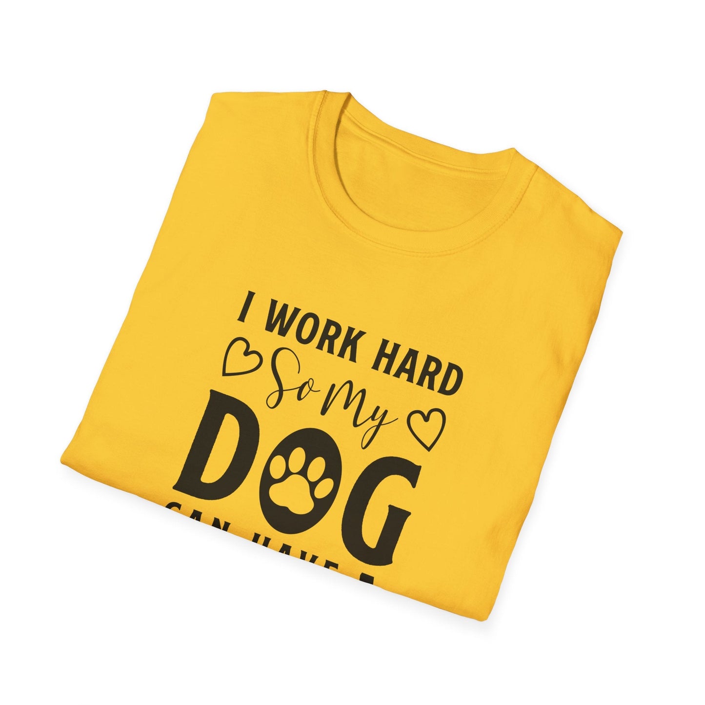 Dog Slogan T Shirts With Funny Words Unisex Tee Shirt Cute Quotes Gildan Softstyle 64000 Cotton