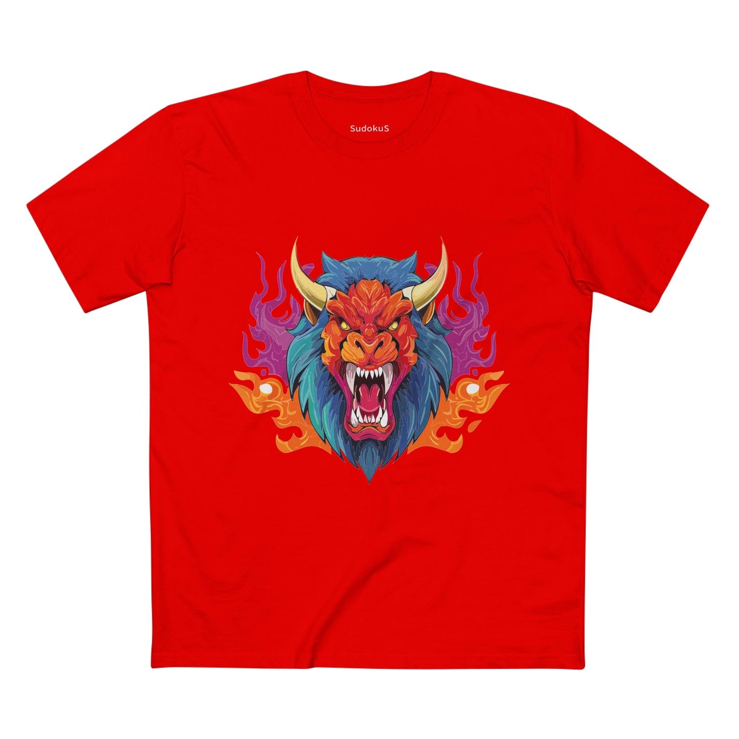 Cartoon Monsters Graphic Unisex 100 Cotton Staple Tee 23
