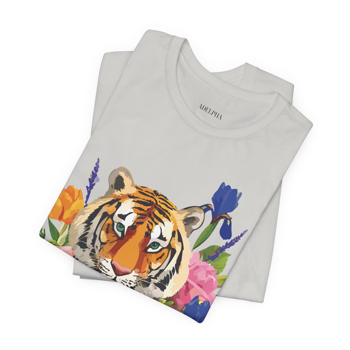 Tiger Graphic T Shirt Unisex Jersey Short Sleeve Art Design Tee Adelpha Vintage Inspired
