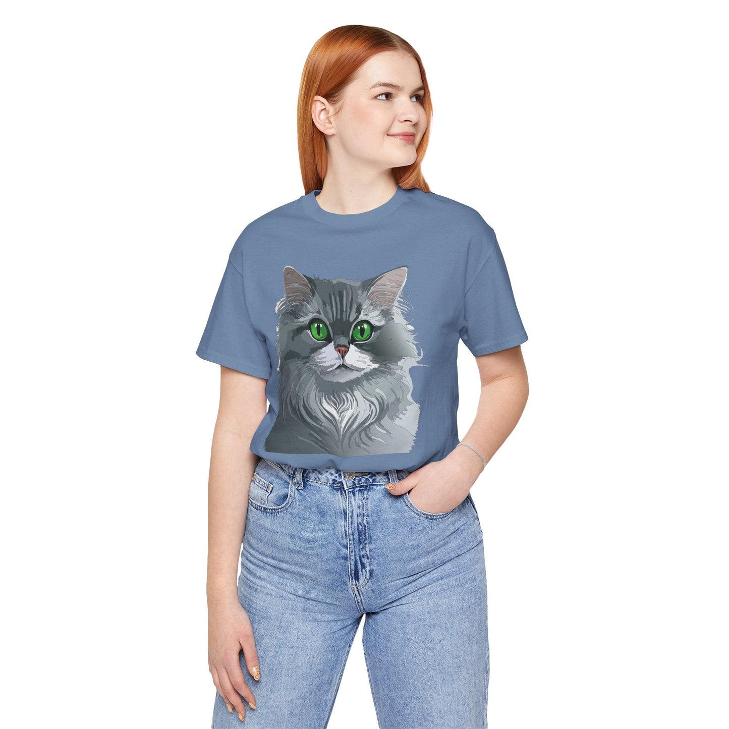 Unisex Animal Shirt With Art Design Animals Tee Short Sleeve Jersey Style Wild Animals Shirt