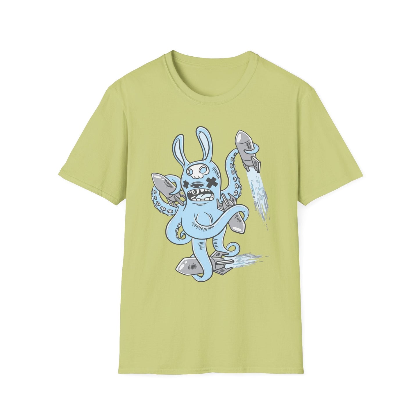 Cartoon T Shirt Unisex Animation Tee Funny Art Design Gildan Softstyle 64000 Premium Cotton