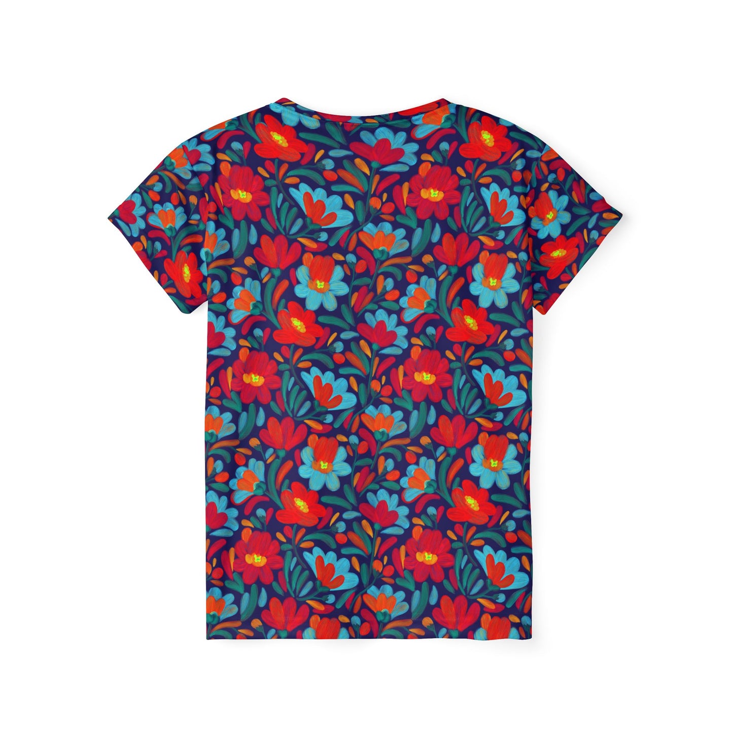 Women Poly Shirt with Floral Print F263