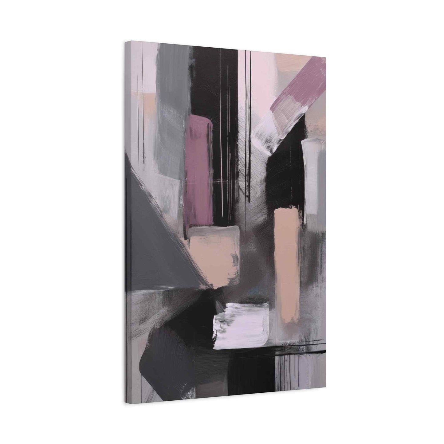 Abstract Geometric Painting Print Canvas 20x24,20x30,24x30 24x32,24x36,30x40 32x48,36x48,40x60 Pine-Wood Inner Frame ABS-47