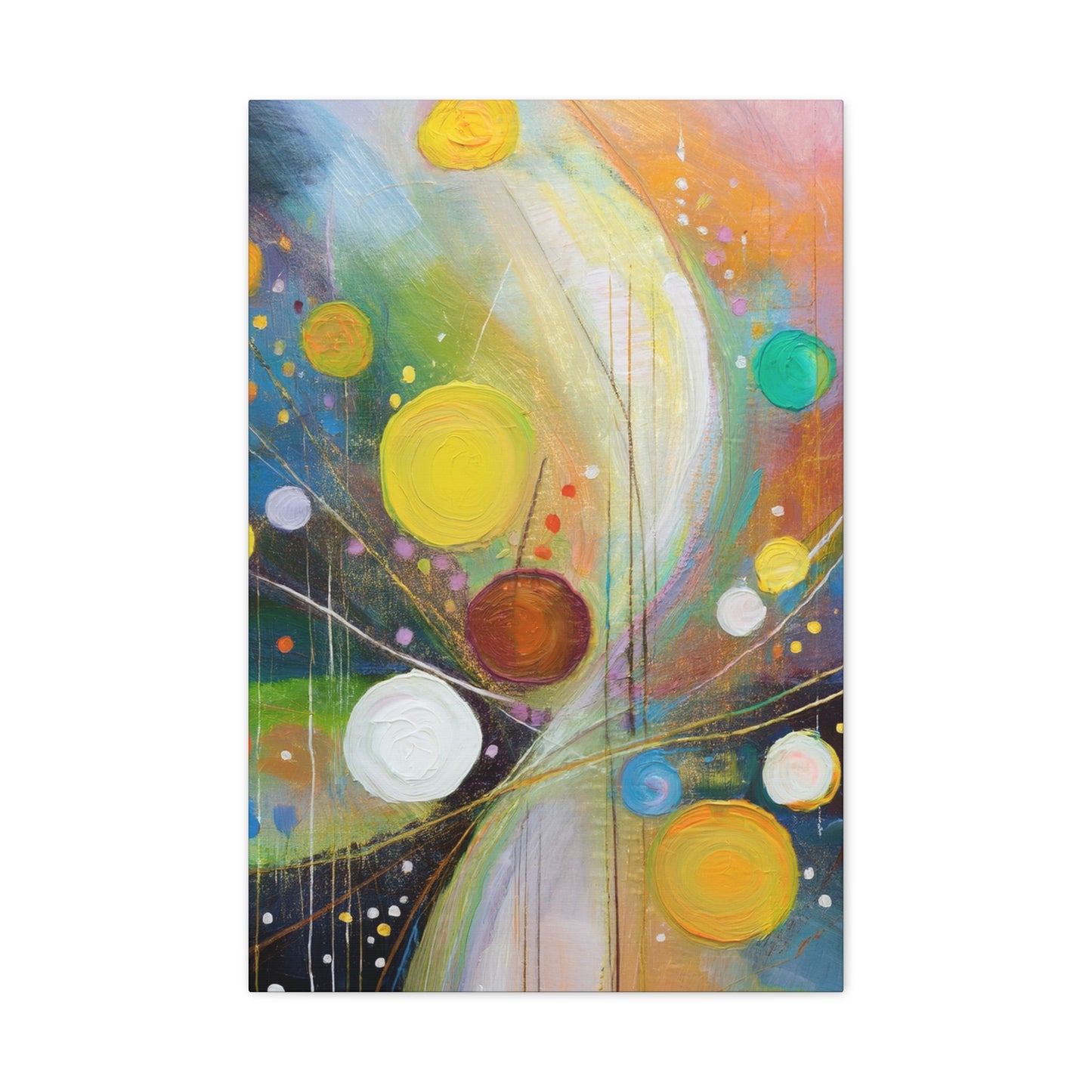 Abstract Oil Painting Print Canvas 20x24,20x30,24x30 24x32,24x36,30x40 32x48,36x48,40x60 Pine-Wood Inner Frame ABS-115