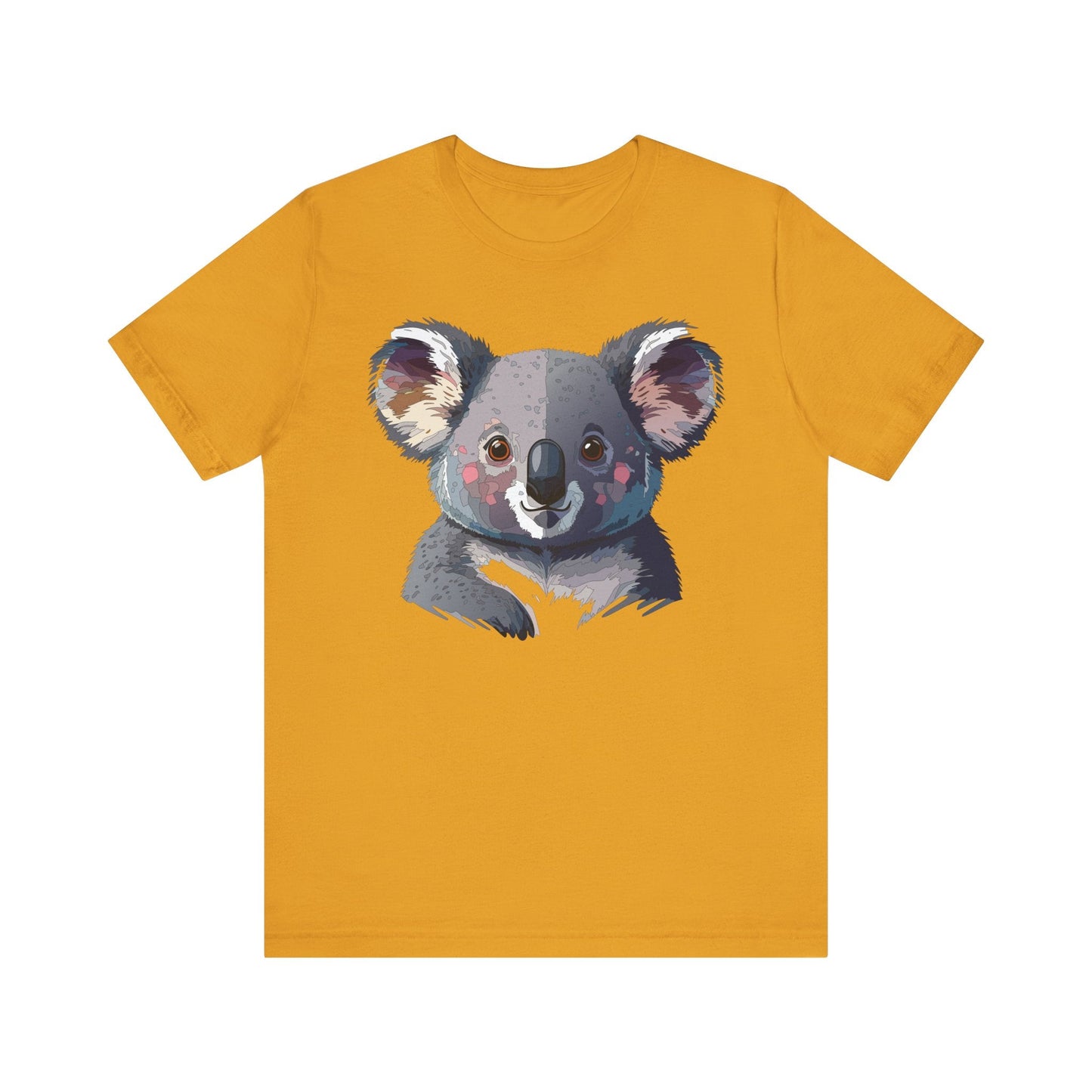 Unisex Animal Shirt With Animal Art Design Tee Wild Animals Short Sleeve Jersey Cotton