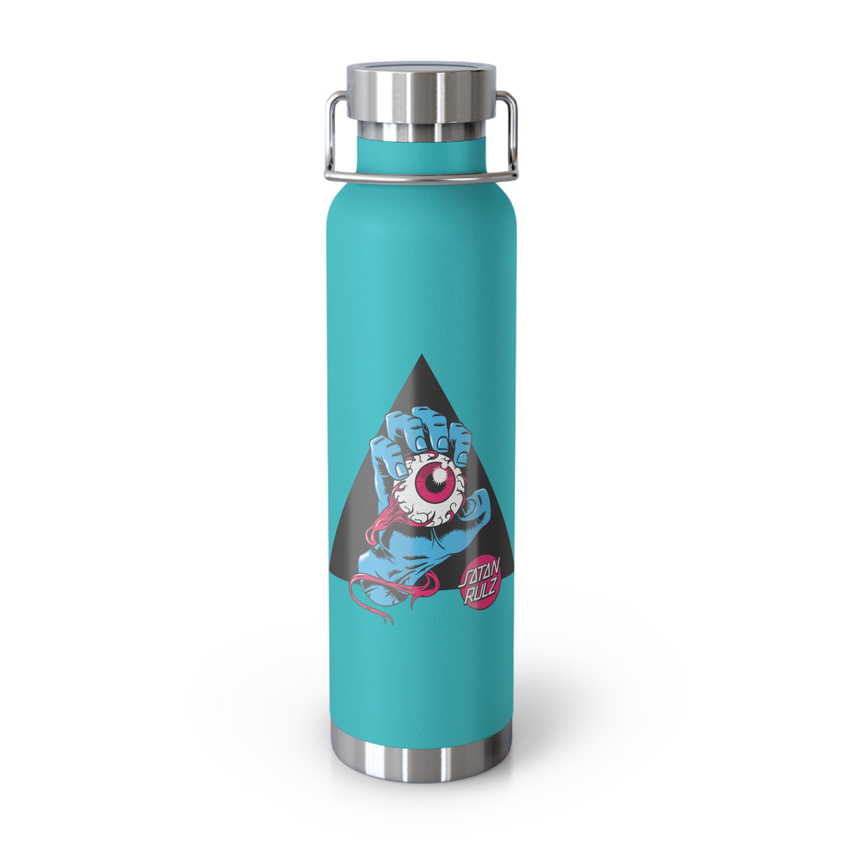 22oz Copper Insulated Water Bottle with Cartoon Design - CV61