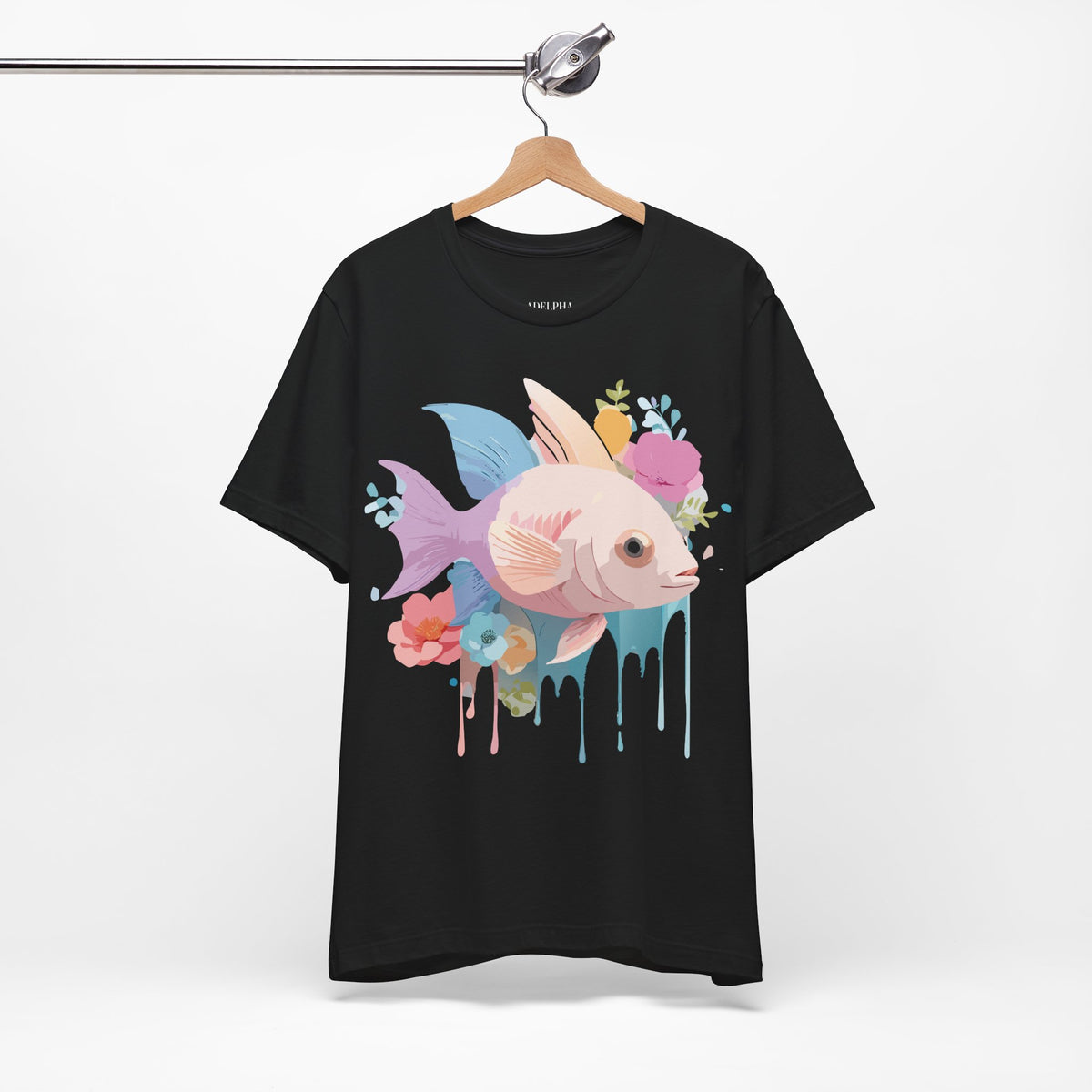 Fish Graphic Design Tee Bella+Canvas Unisex 100 Cotton Tee Shirt a103