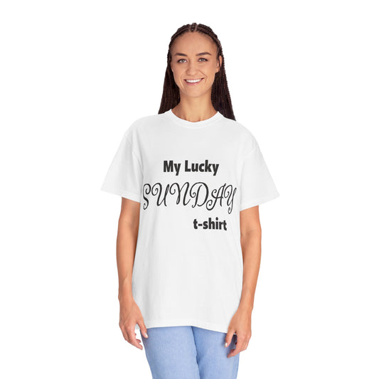 Unisex T-shirt with weekdays design