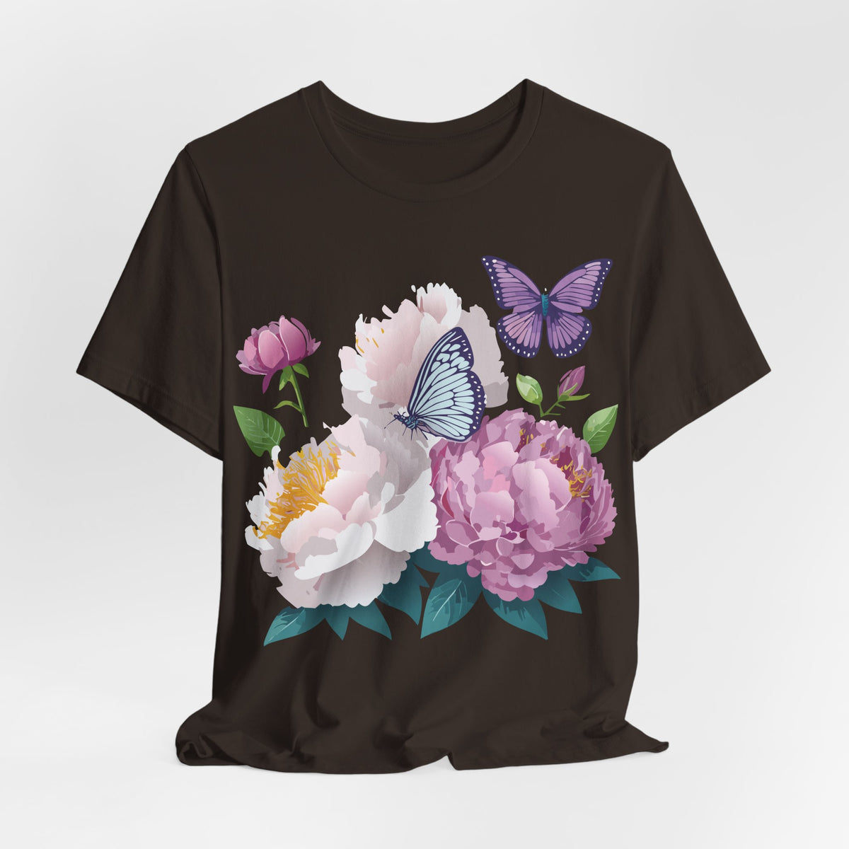 Floral Graphic Tee Shirt - Bella+Canvas Unisex 100 Cotton 34