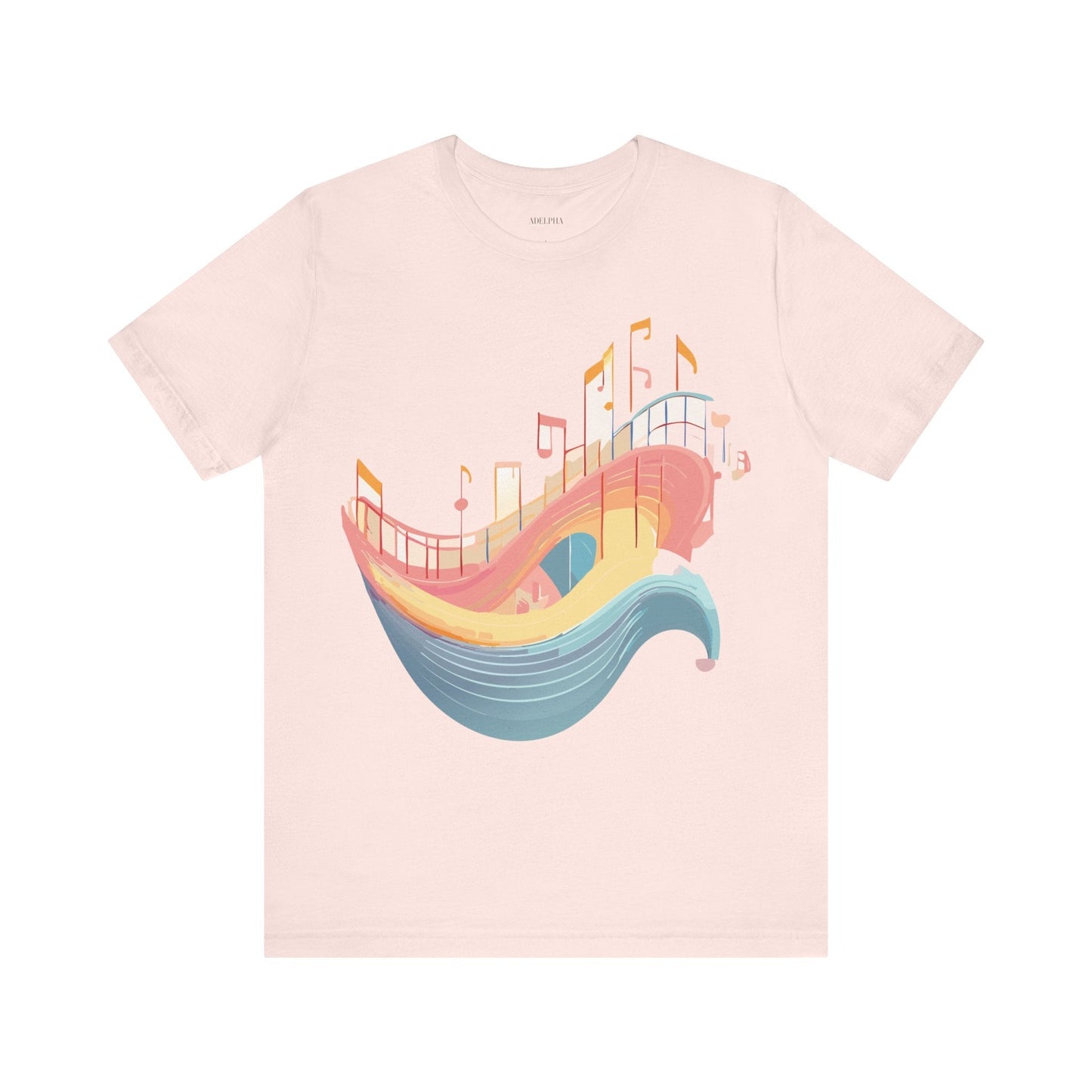 Adelpha Music T Shirt Unisex Graphic Tee Vintage Art Design Jersey Short Sleeve Premium