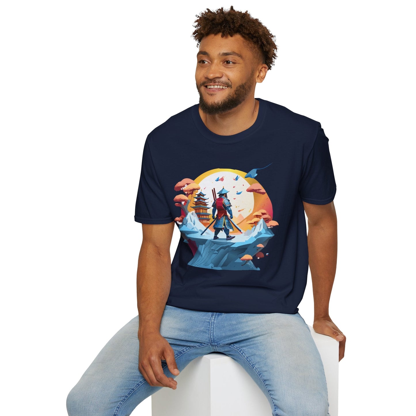 Samurai Shirt Unisex T Shirt Softstyle 64000 Gildan Tee For Everyday Comfort Durable Breathable