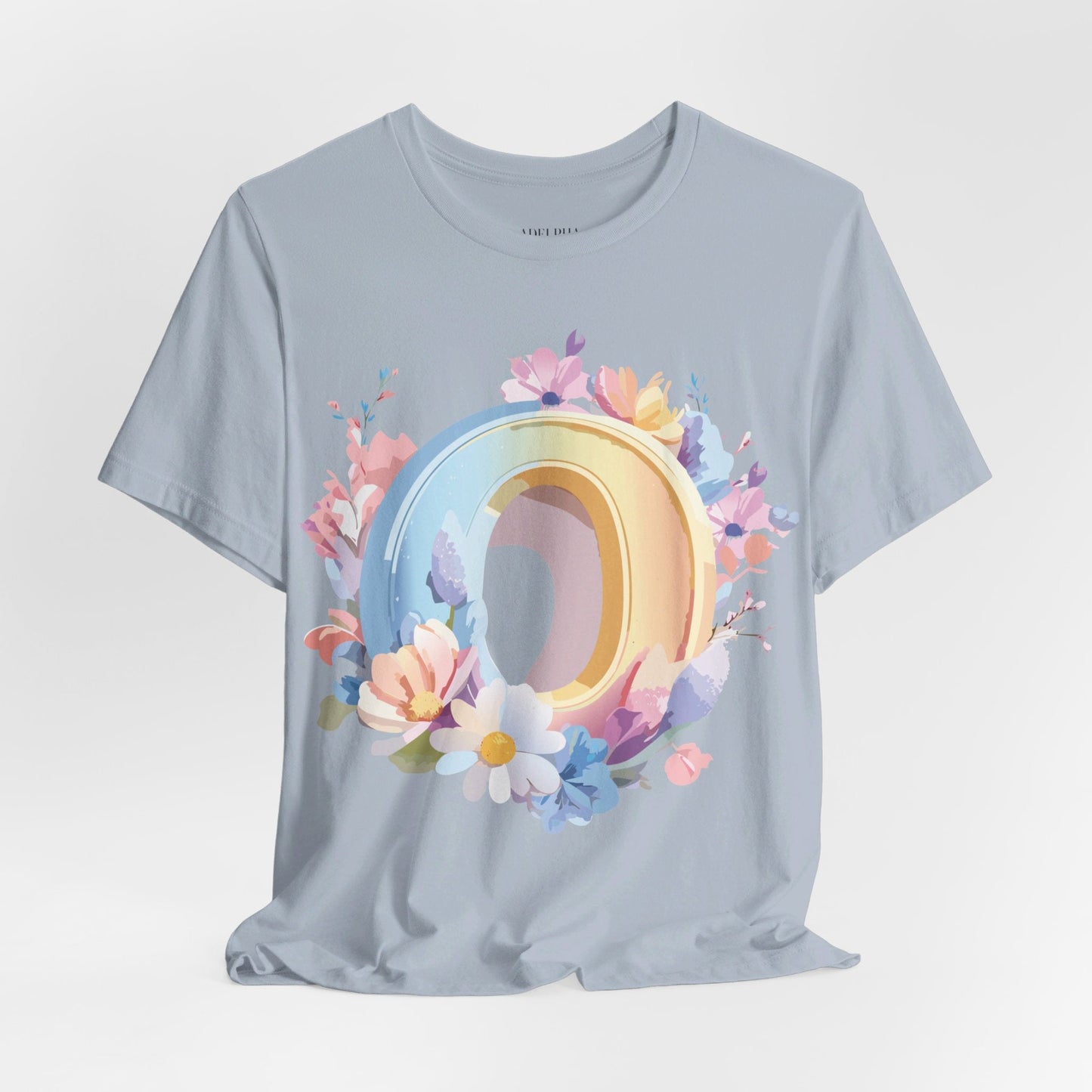 Adelpha Letter O Shirt Unisex Graphic Tee Vintage Inspired Art Design Jersey Short Sleeve