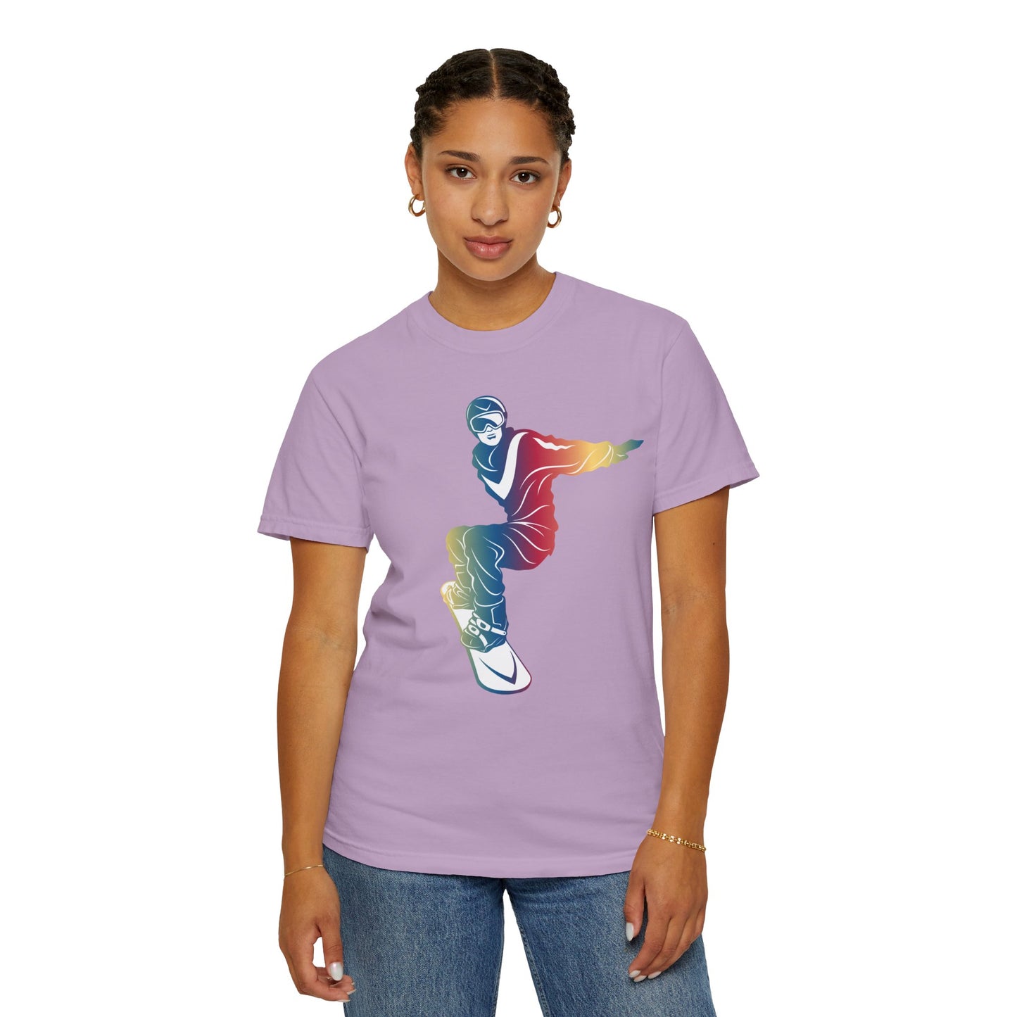 Unisex T-shirt with sports art design