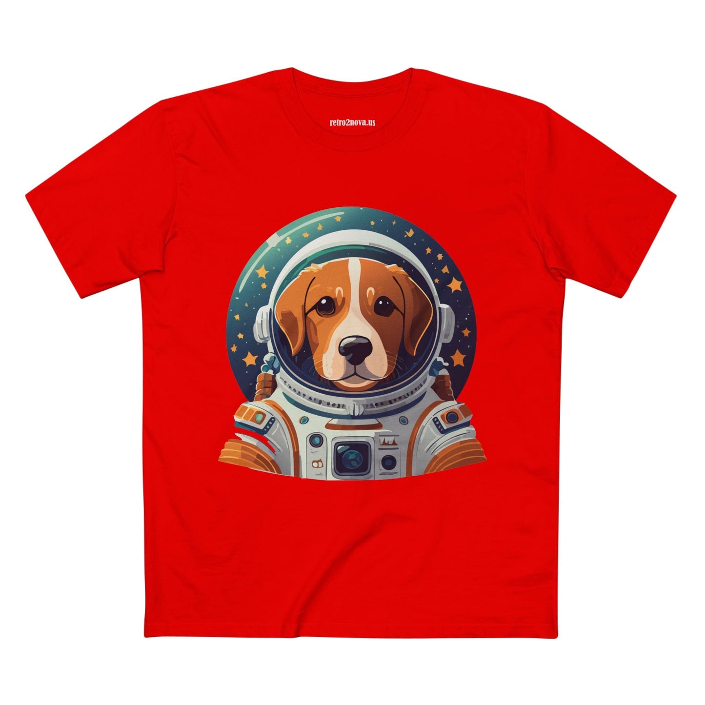 Unisex Premium Cotton Tee With Original Dog Art Shirt Design By Retro2Nova Discover Everyday Comfort And Style