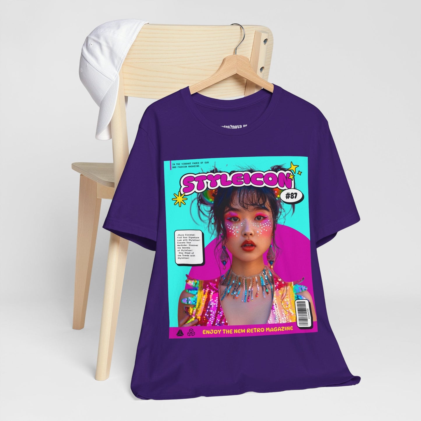 Magazine Cover Shirt Unisex Jersey Short Sleeve Tee Lightweight Breathable Fabric
