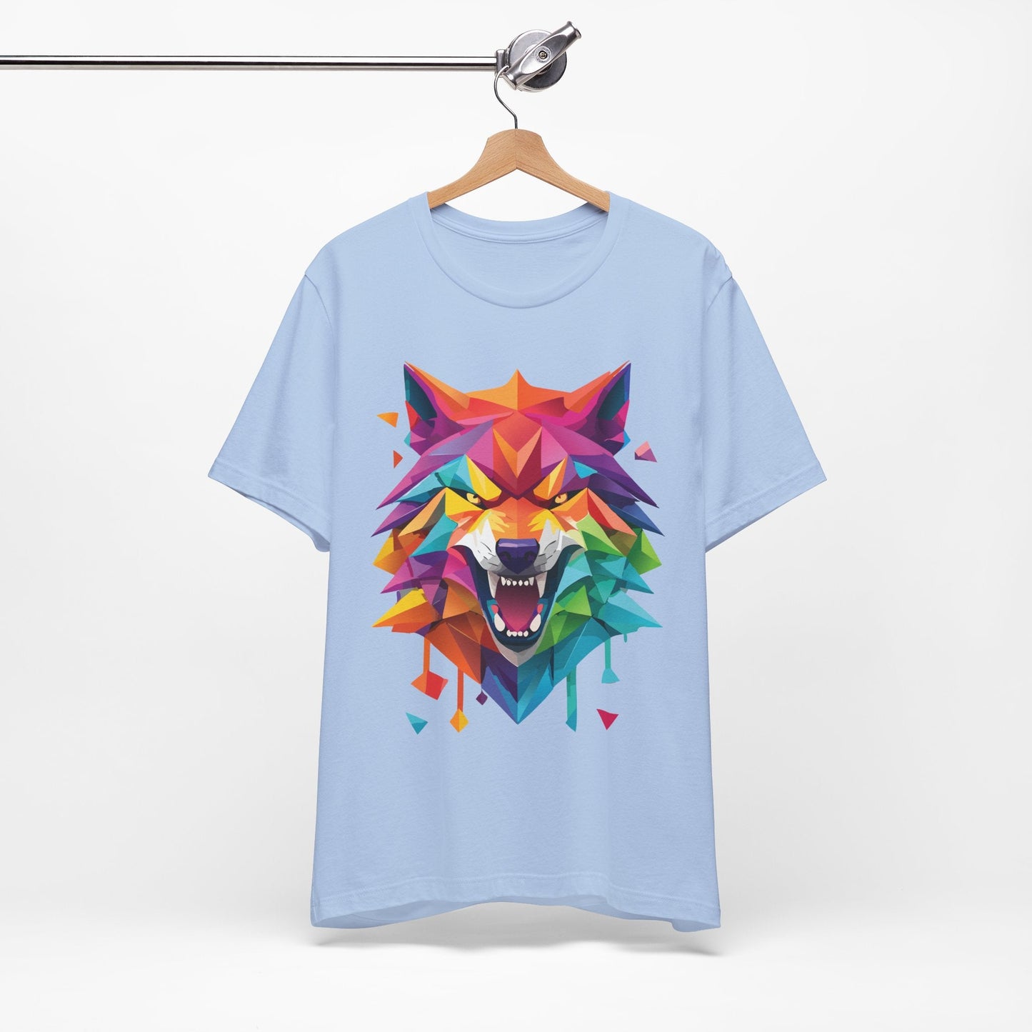 Unisex Animal Shirt With Art Design And Wild Animals Print Tee Short Sleeve Premium