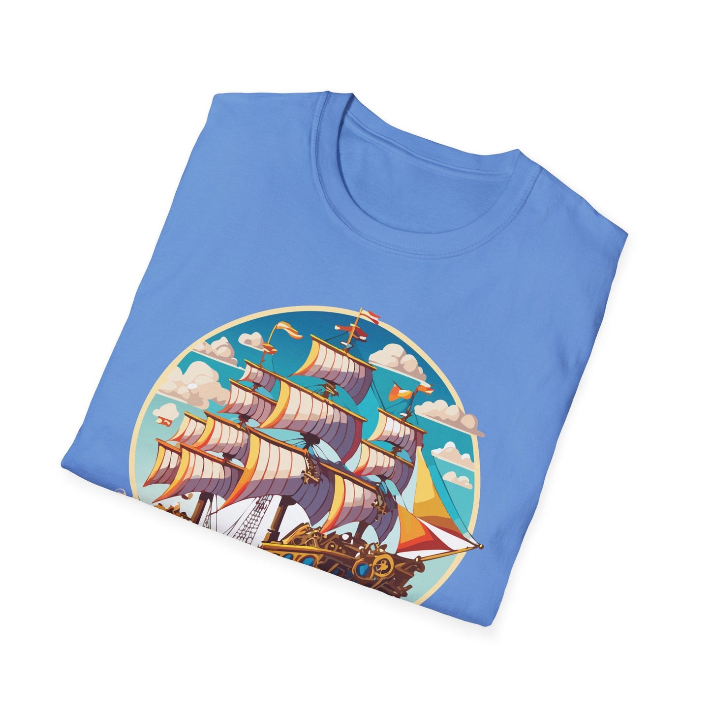 Ship T Shirts Frigate Tee Unisex Vessel Tee Shirt Gildan Softstyle 64000 Cotton Tee Classic