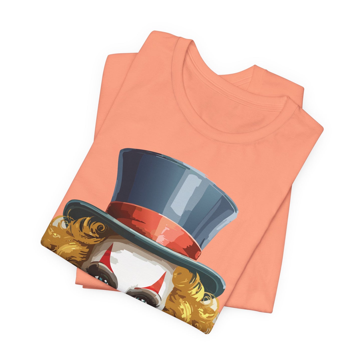 Clown Shirt, Funny Shirt, T-Shirt with Clown, Funny Art Design Tee, Circus Tees, Circus T-Shirt, Unisex Humor Wear 11