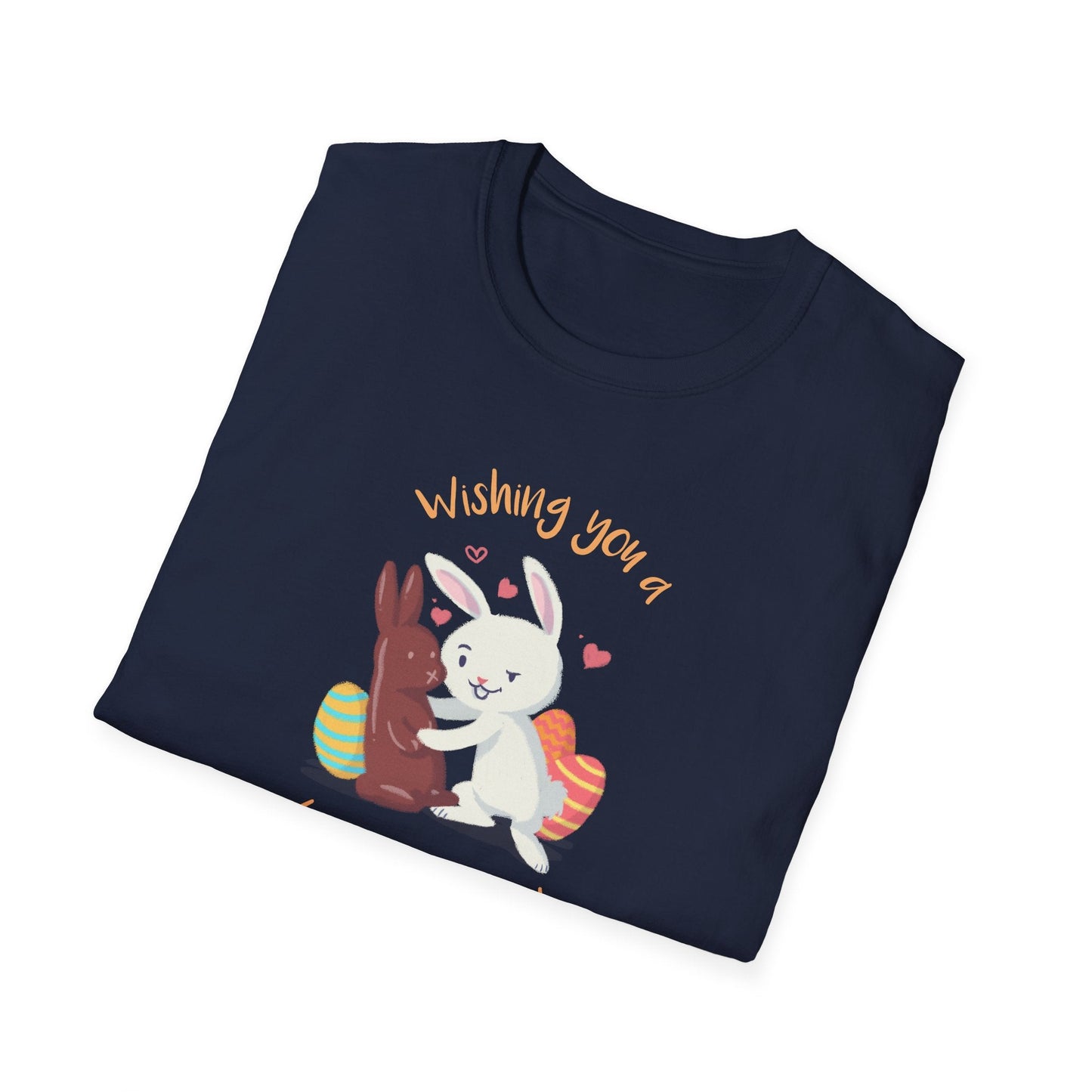 Easter Bunny T Shirt With Easter Signature And Prints Unisex Tee Design For All Occasions