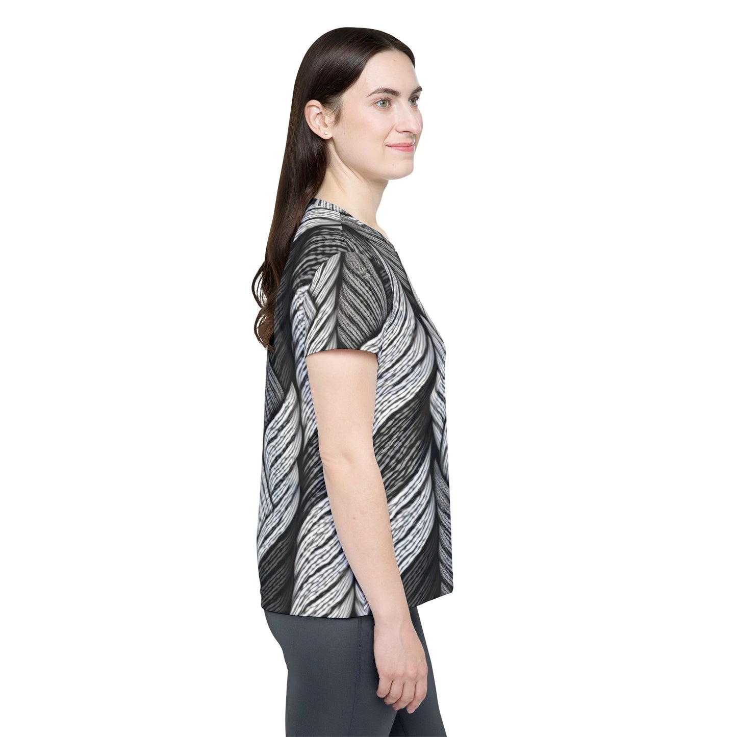 抽像印花襯衫，帶有抽象圖案的襯衫