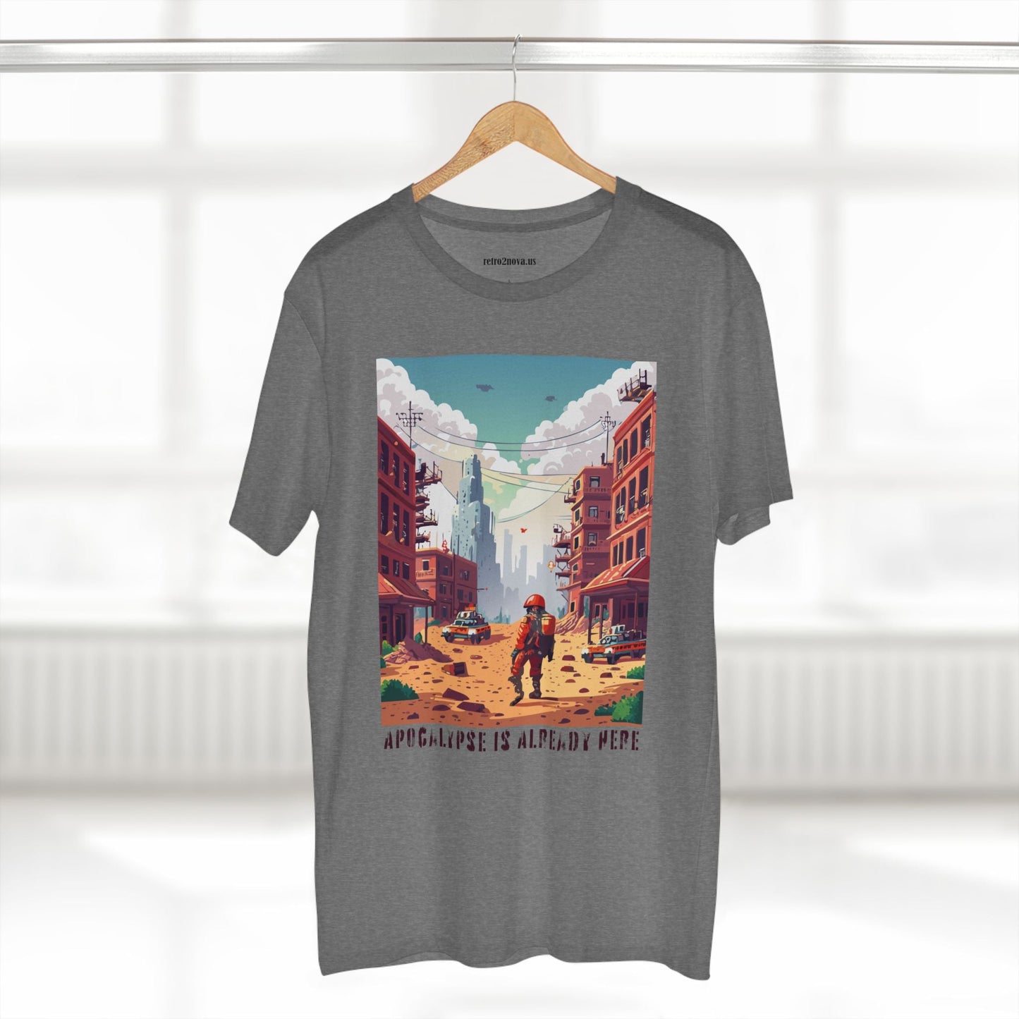 Cataclysm Doomsday Shirt Unisex Premium Cotton Tee With Original Art Design Retro2Nova