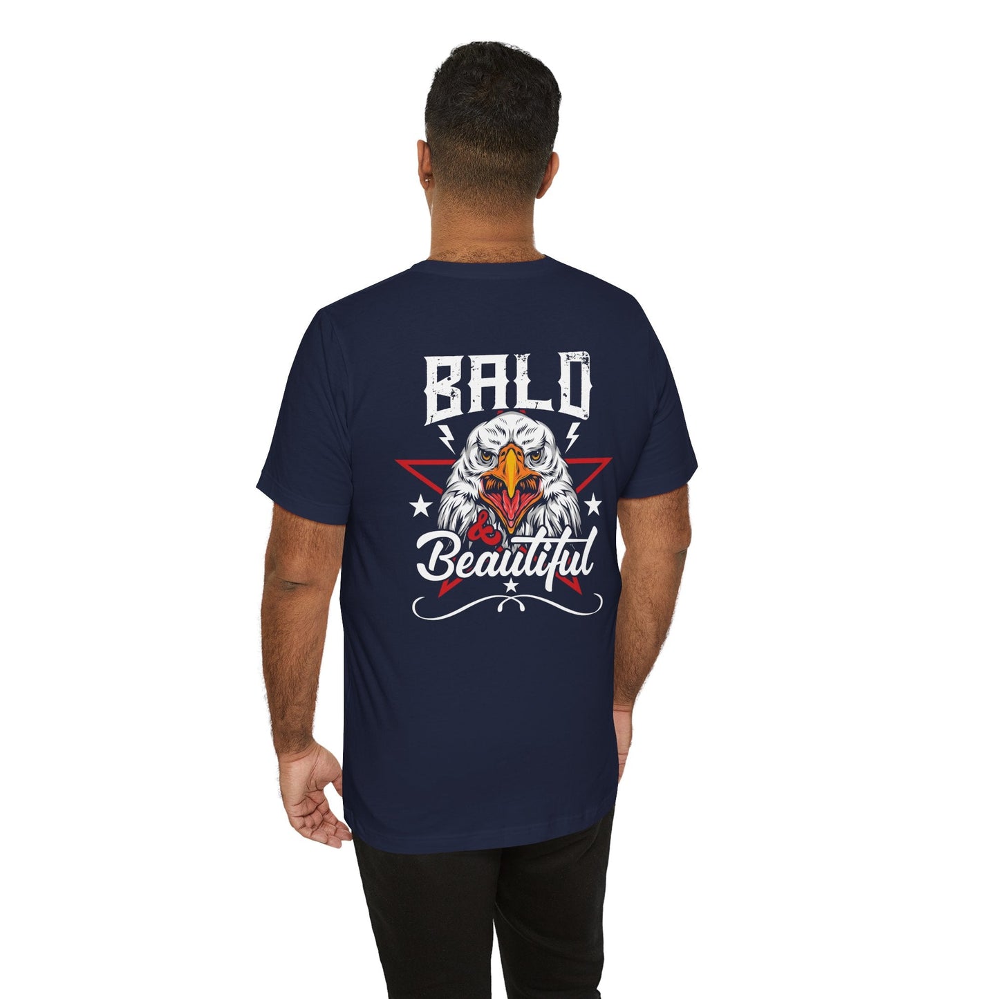 Bald Eagle Graphic Illustration Unisex Cotton Tee a3