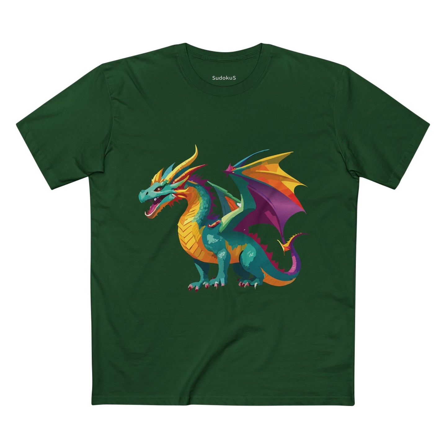 Dragon Graphic Unisex 100 Cotton Staple Tee 10