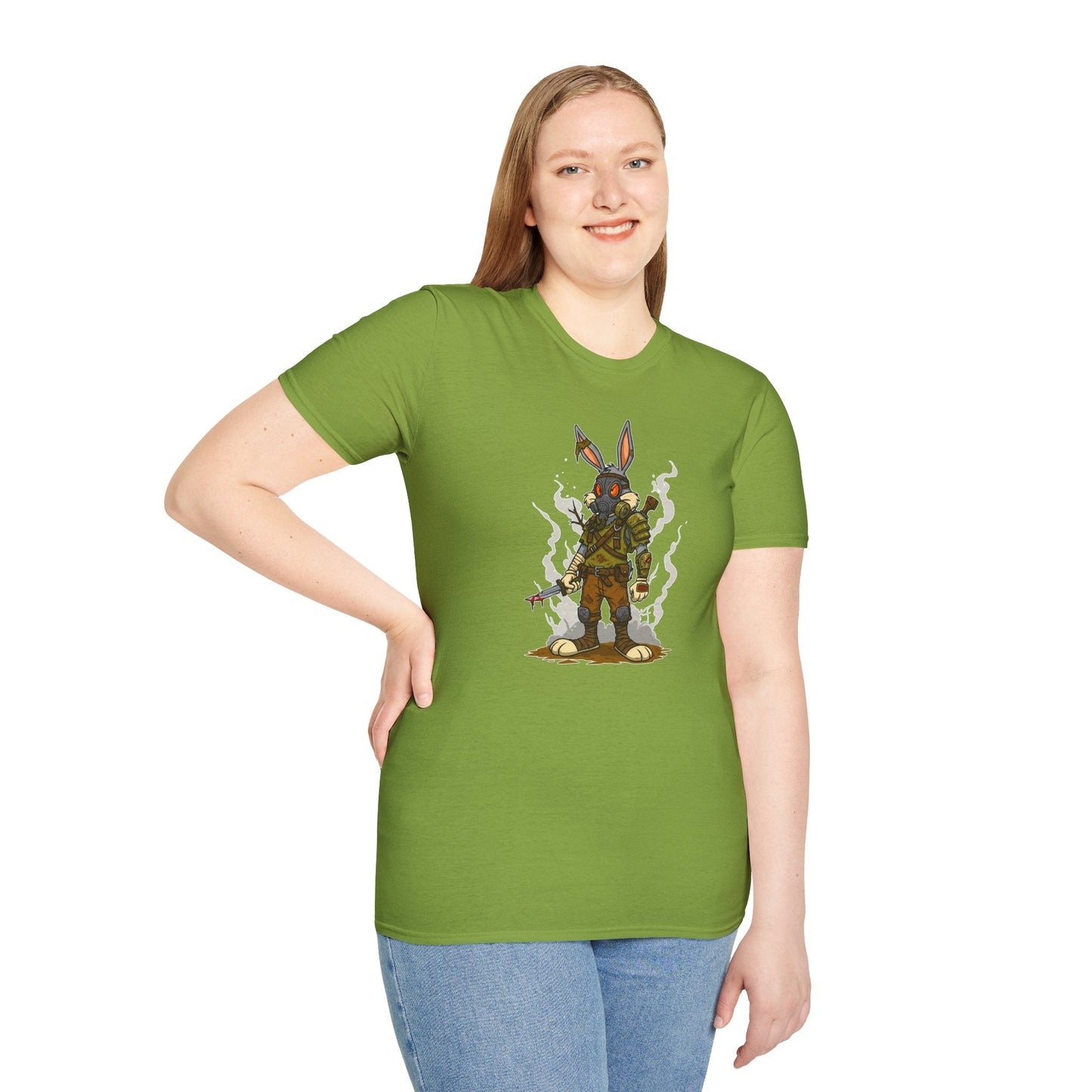 Bugs Bunny T Shirt Cartoon Graphic Tee Unisex Softstyle 64000 Gildan Premium Comfort
