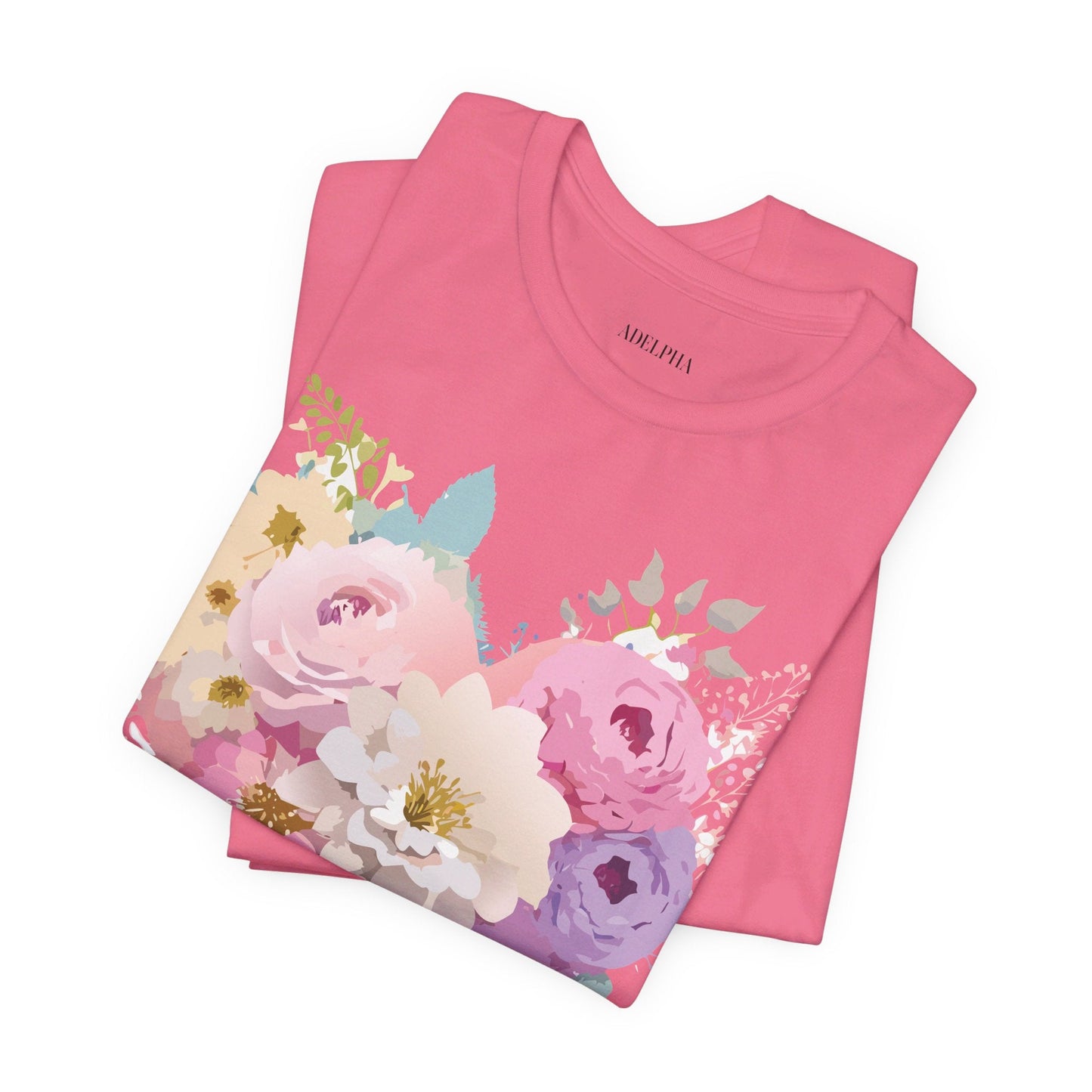 Valentine Graphic Tee Unisex Short Sleeve Shirt With Adelpha Vintage Artwork Design
