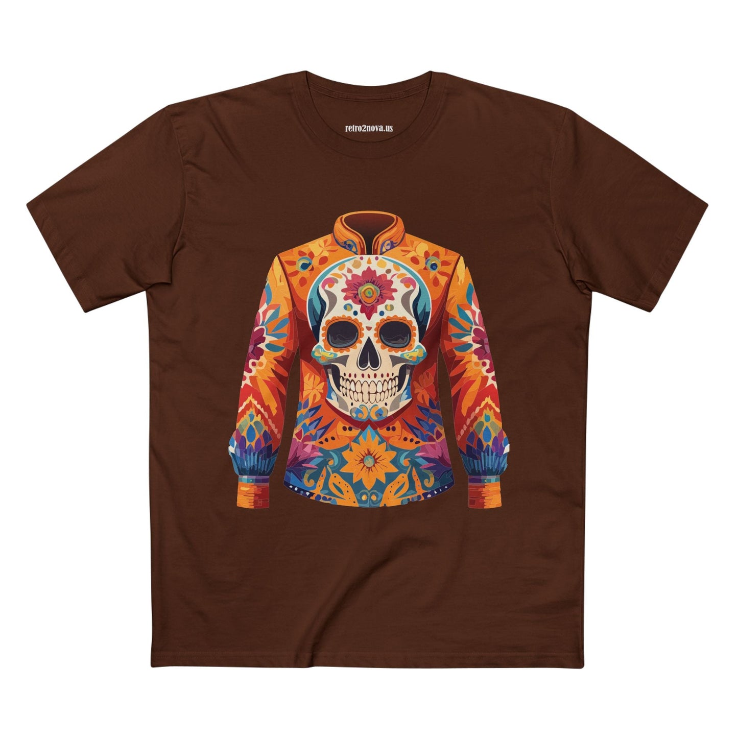 Unisex Skull Shirt With Original Skeleton Art Design Premium Cotton Tee From Retro2Nova